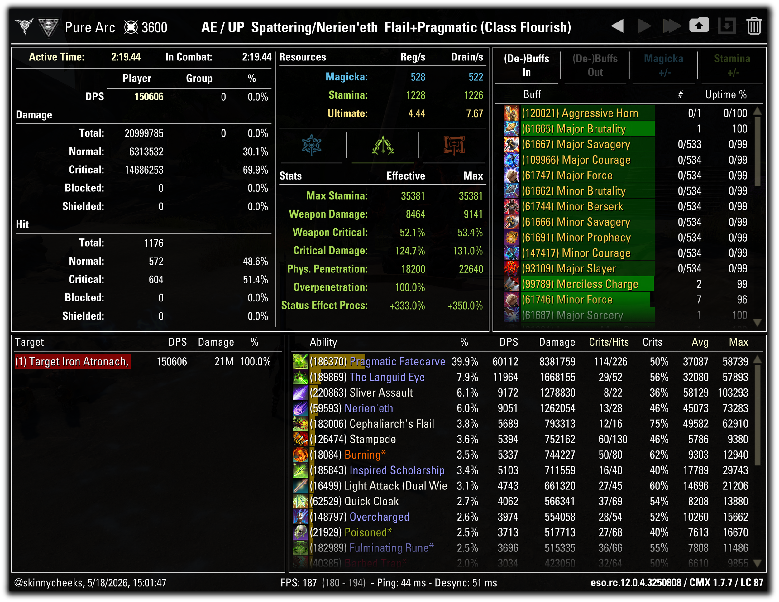 Pragmatic Morph | Abyssal Emergence + Unbound Potential | Spattering + Nerien'eth