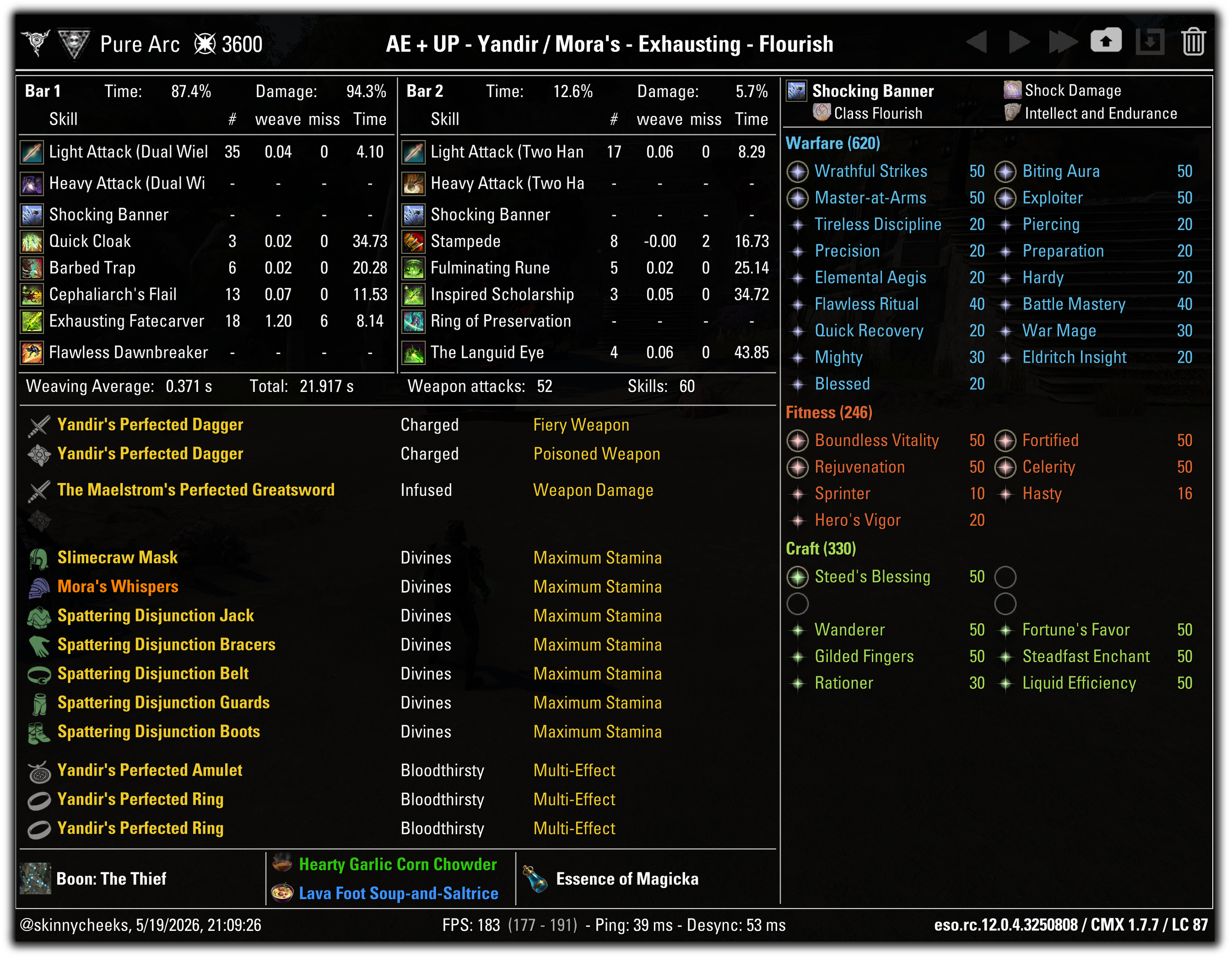 Exhausting Morph | Abyssal Emergence + Unbound Potential | Spattering + Yandir (Set and Forget Setup)