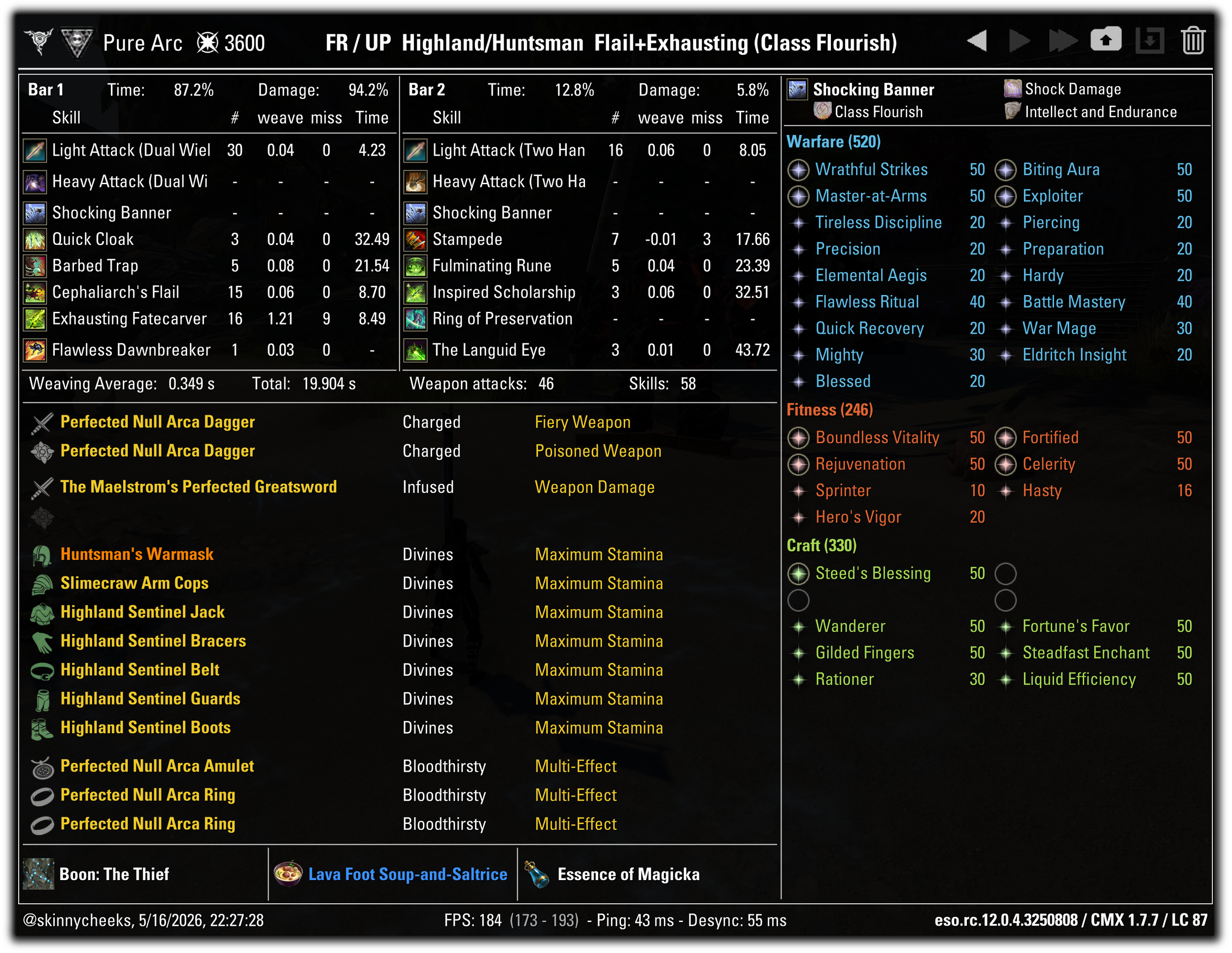 Exhausting Morph | Fate Realigned + Unbound Potential | Highland Sentinel