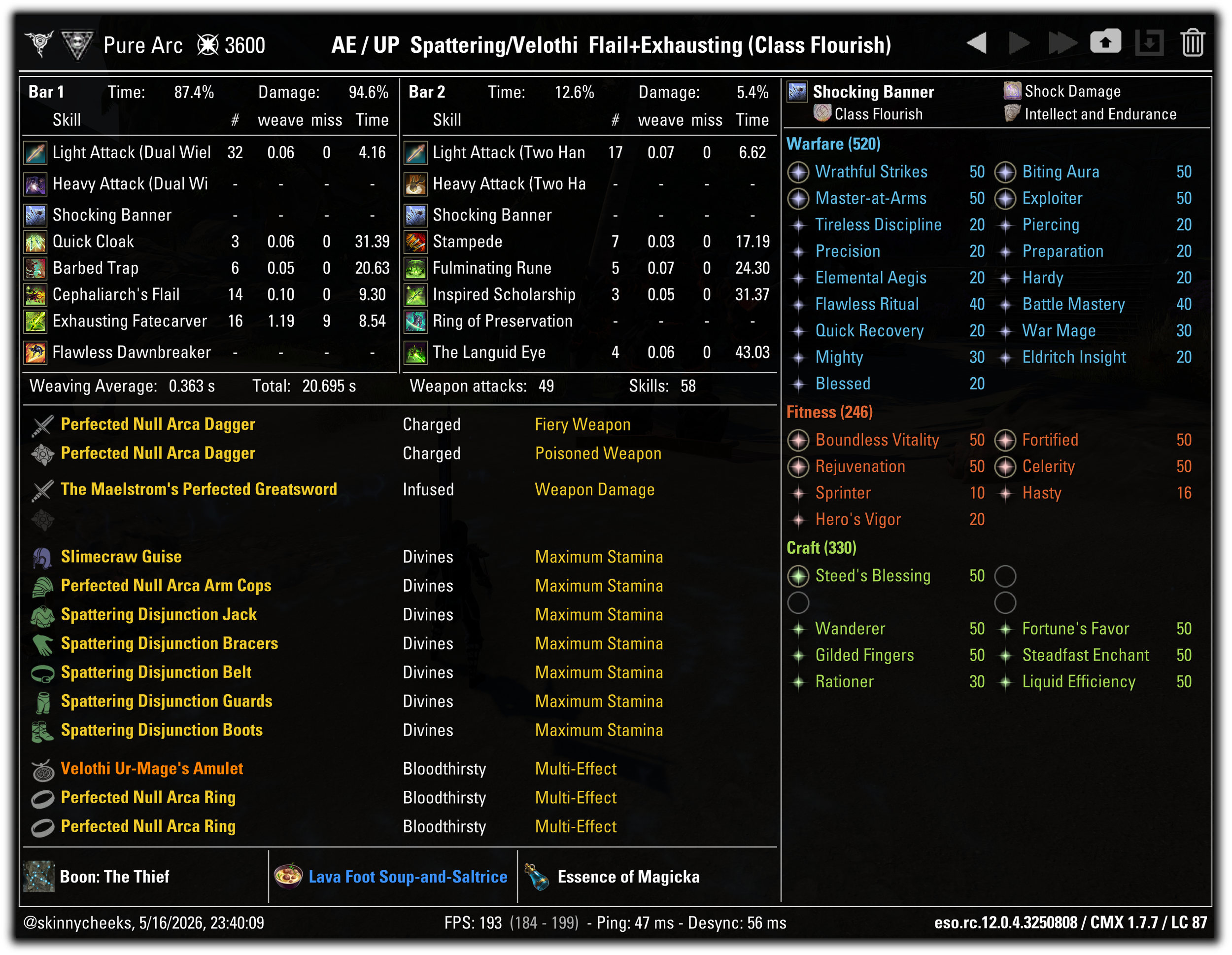 Exhausting Morph | Abyssal Emergence + Unbound Potential | Spattering Disjunction