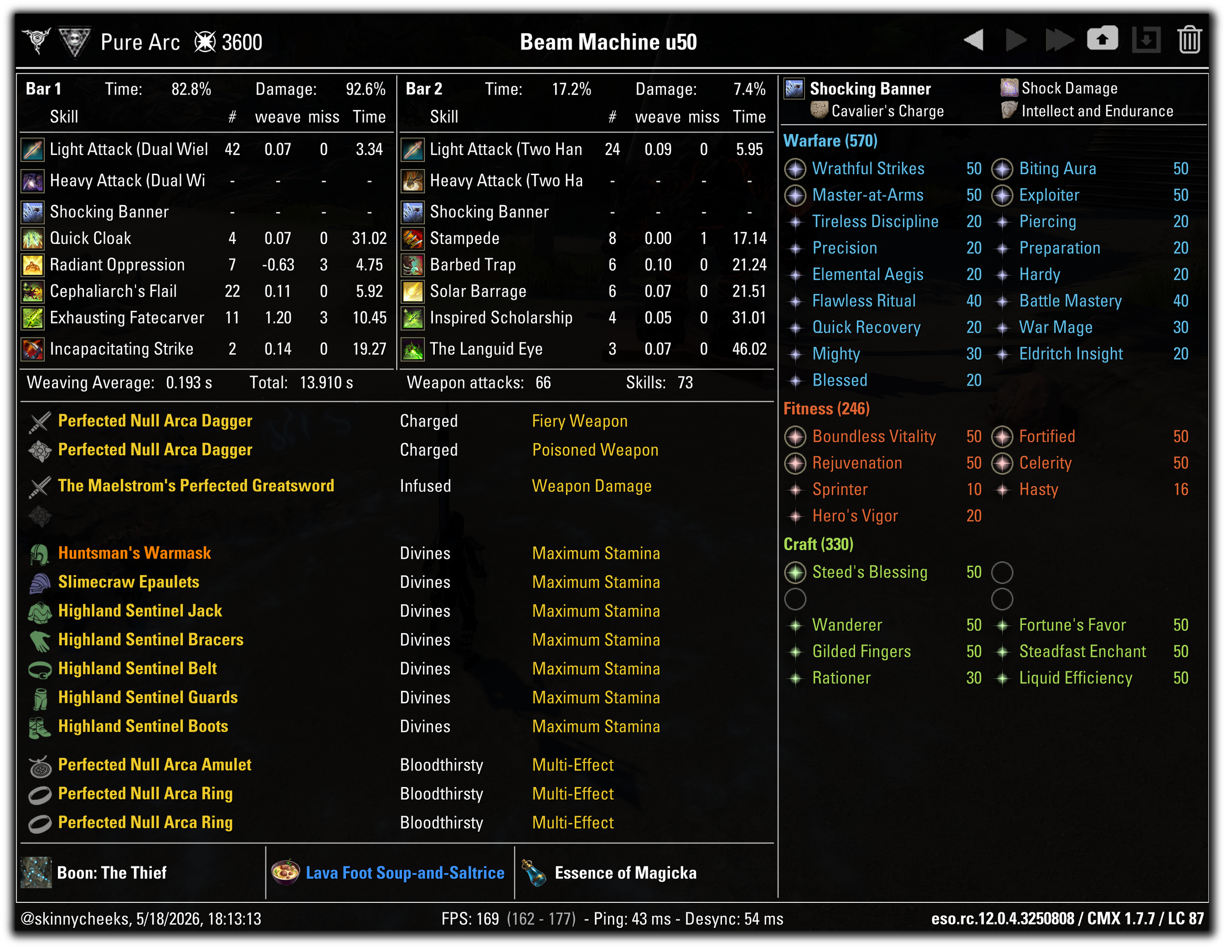 Exhausting Morph | Dawn's Wrath + Assassination (Beam Machine) | Huntsman + Highland + Null Arca