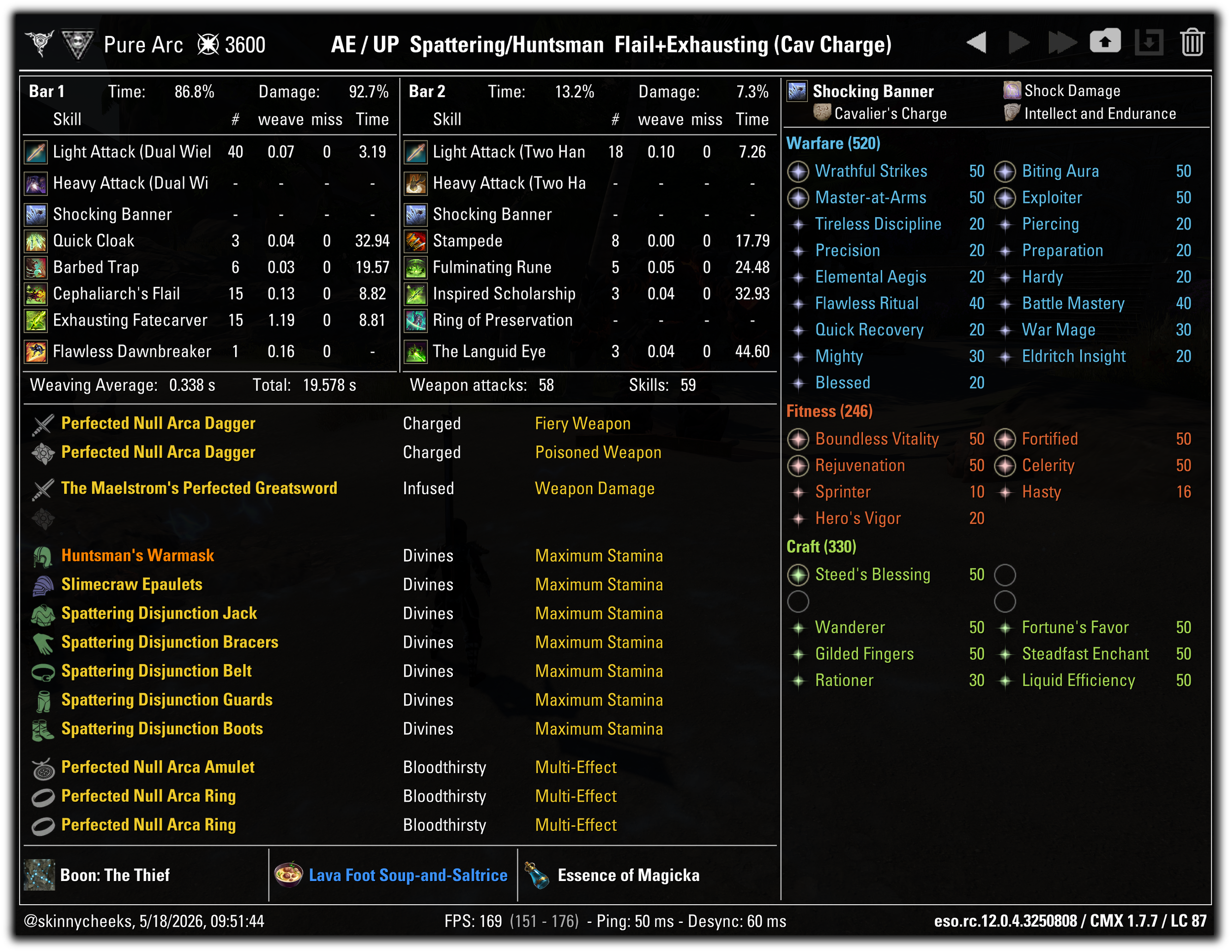 Exhausting Morph | Abyssal Emergence + Unbound Potential | Spattering Disjunction