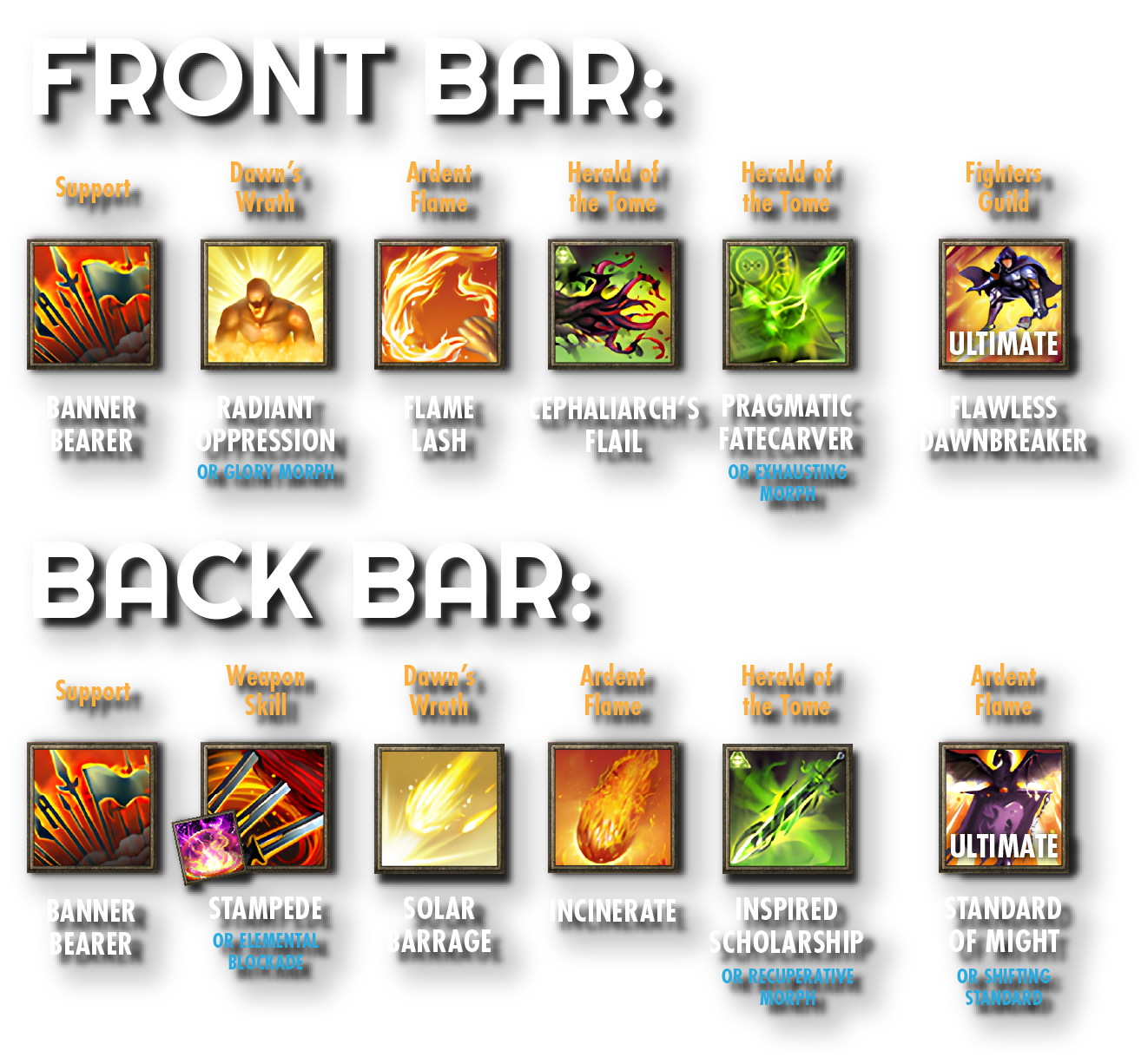 Flame Lash - Banner Bearer Setup