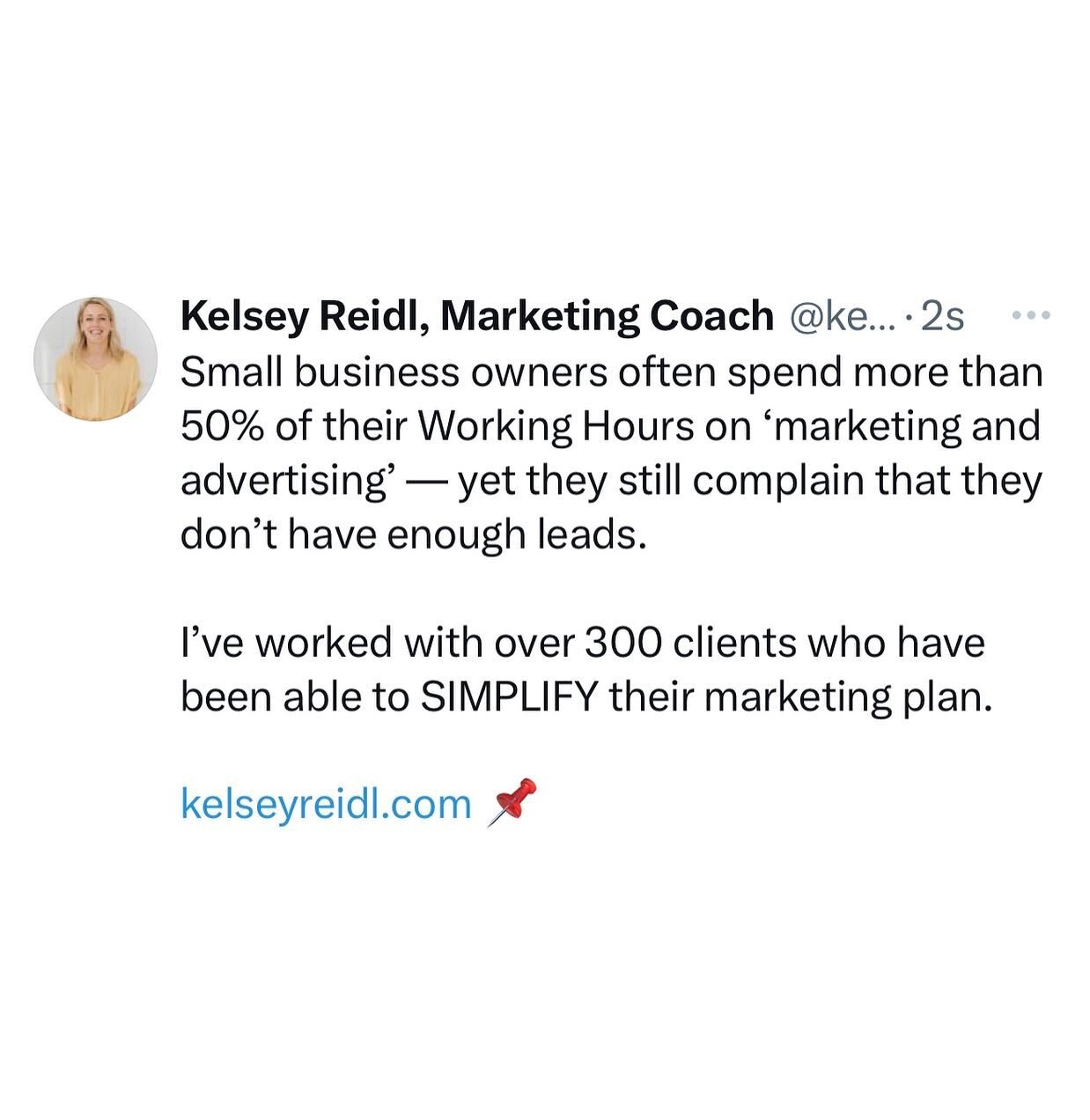 Here are 4️⃣ things I want ALL small business owners to know about MARKETING 📈✨👏 (swipe to see what they are 👉👉👉)