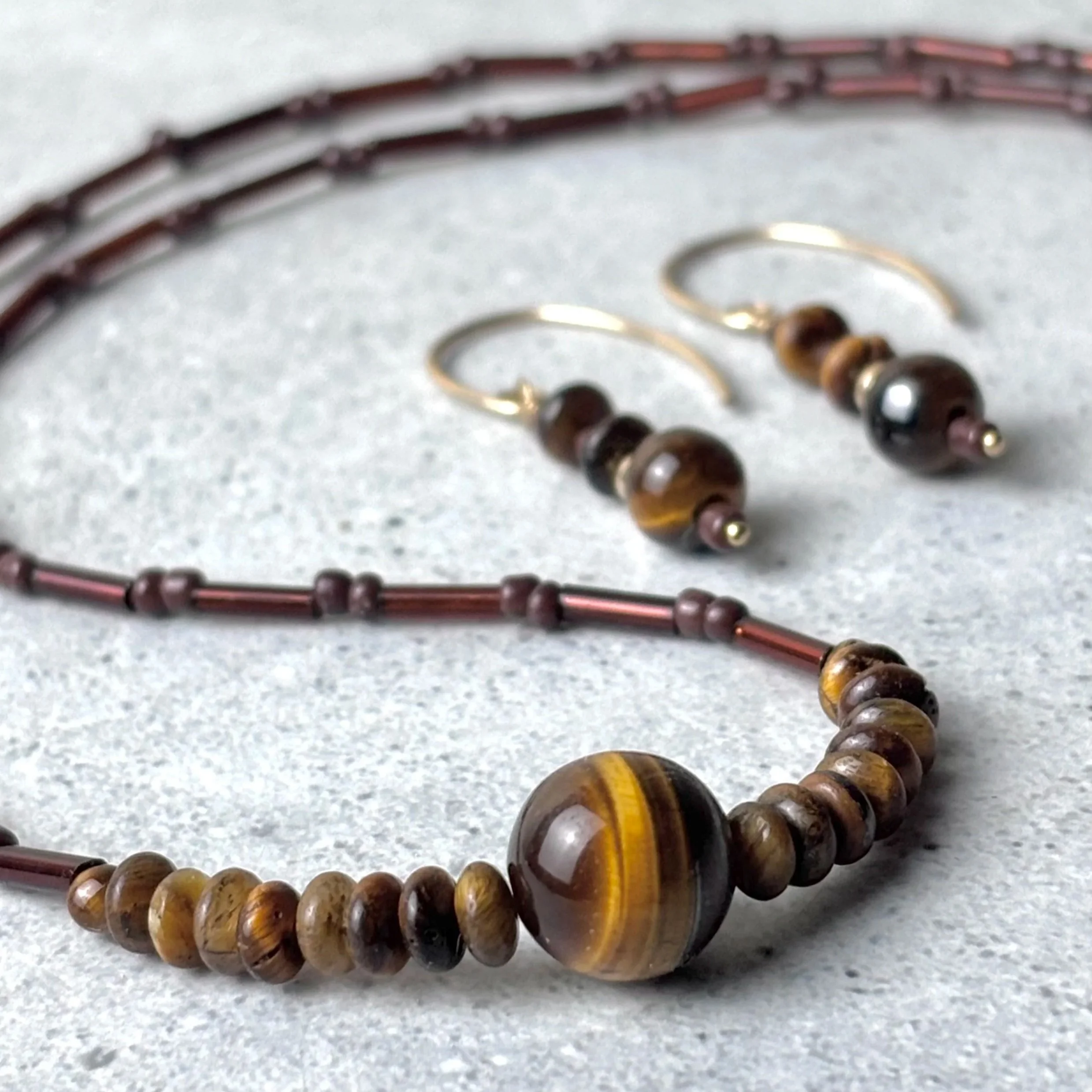 The Anchored  Collection - Tiger Eye