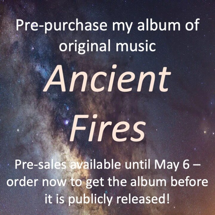 Help me bring my album to life by pre-purchasing it now! 🌟 These pre-sales will go towards paying the musicians and studio professionals I will be working with next week while rehearsing and recording Ancient Fires.🔥Thanks for all the support! 
*Li