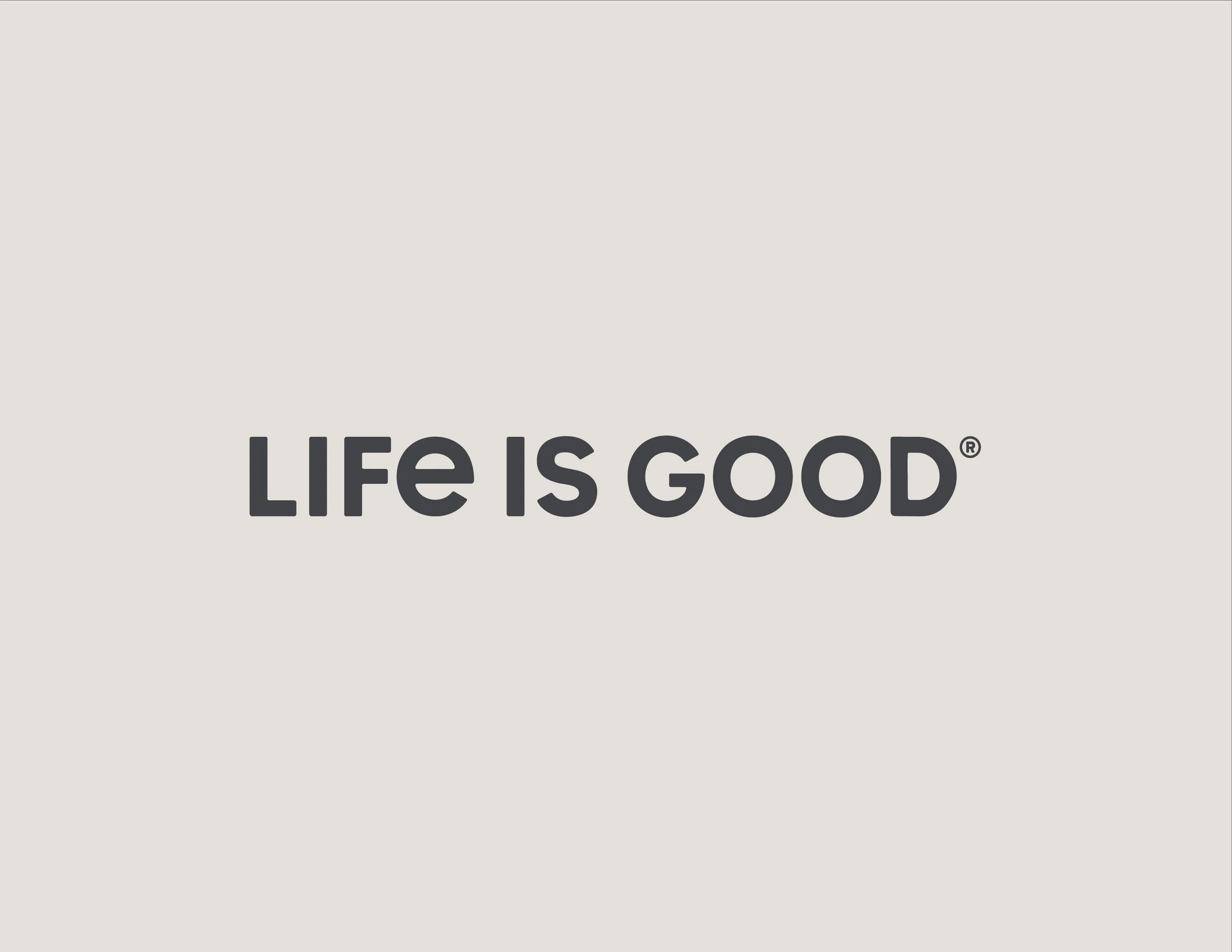 Life is Good rebranding/packaging
