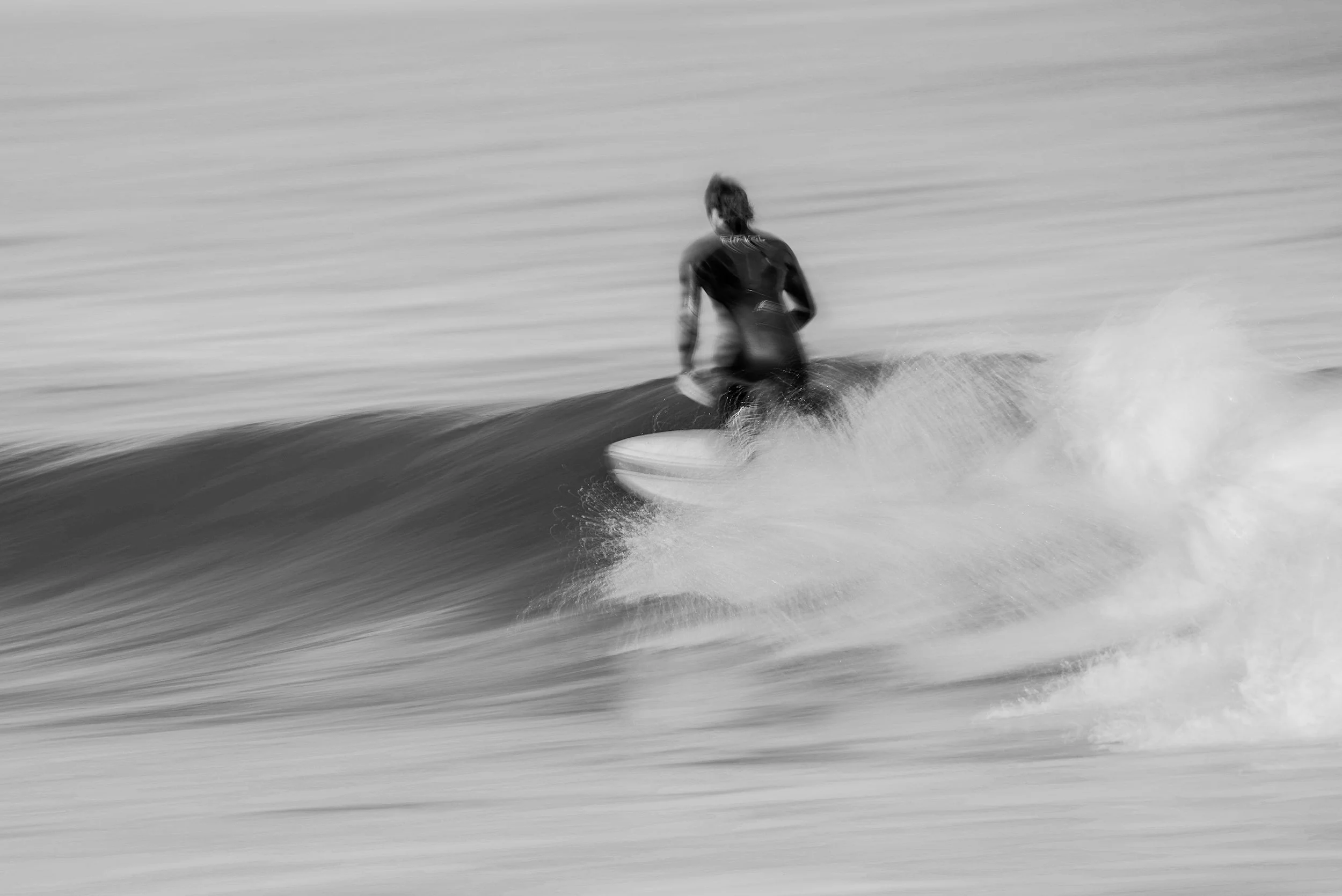 Jake Lefeber surfing in Chilmark, Martha's Vineyard.