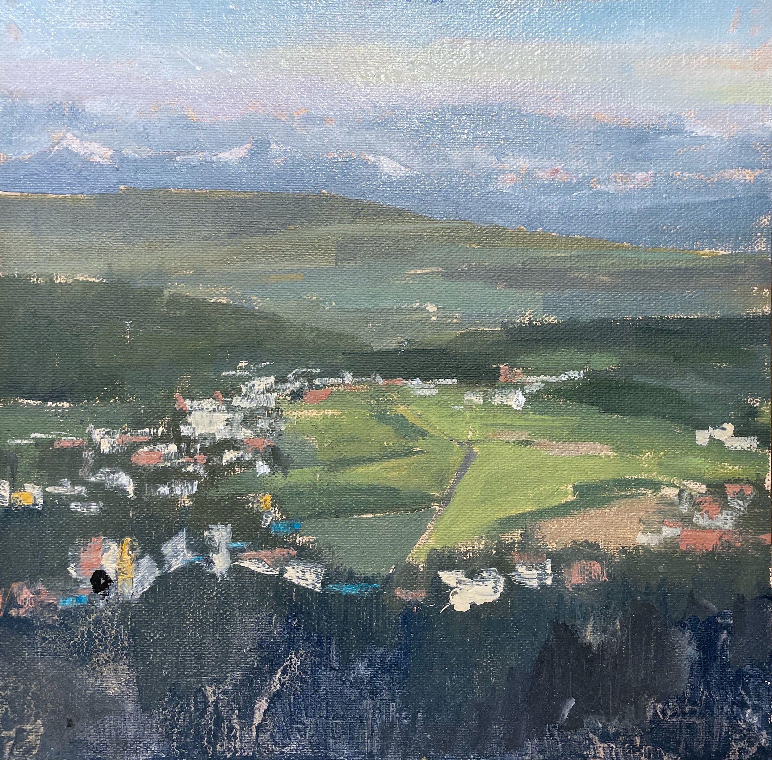The Alps from Evilard
