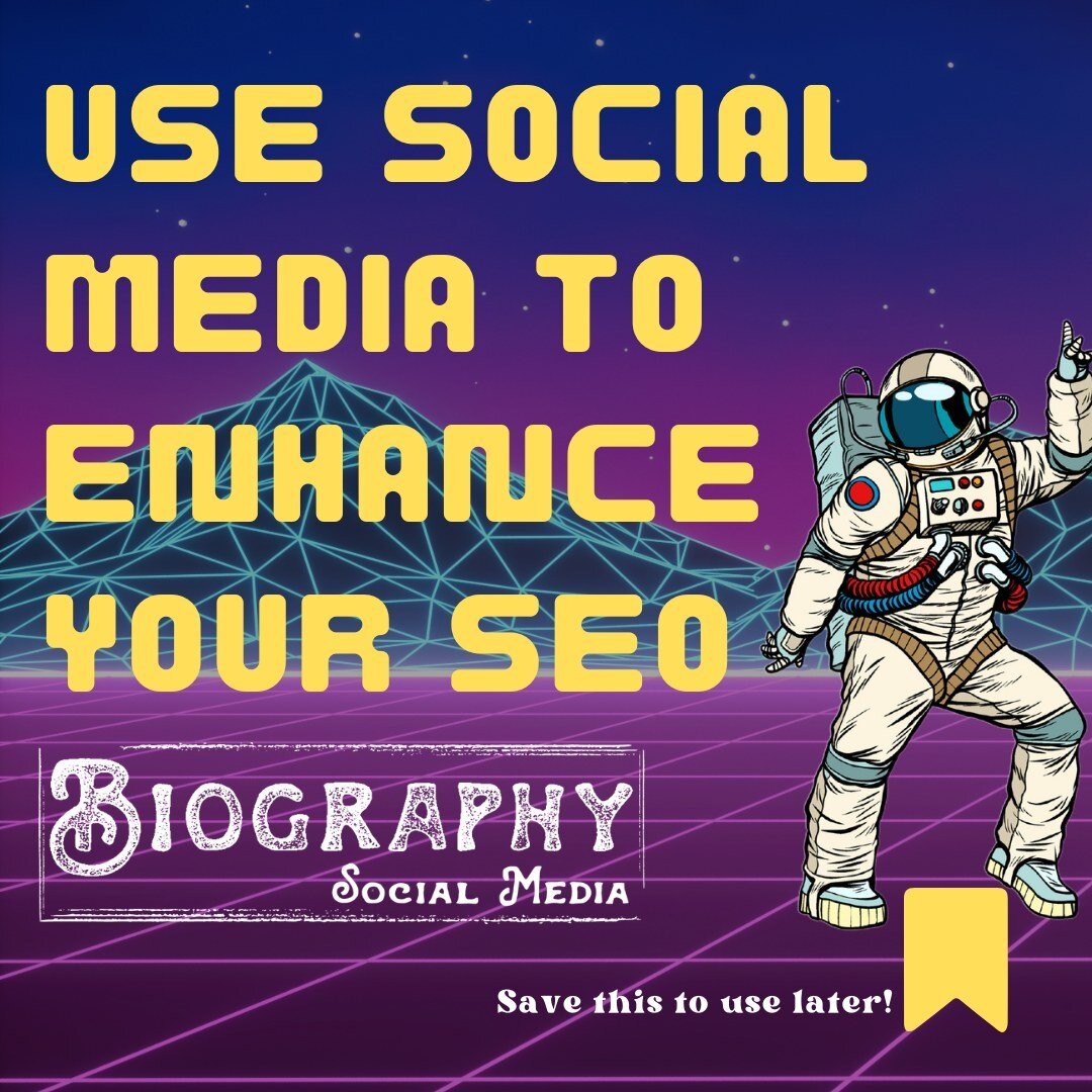 If you're optimizing your social media, you're missing out on a key component of supporting your website SEO. Here are some tips to get you started!

I'm not saying that I'm the best at this website SEO thing, but I'm pretty darn close. ;) Follow my 