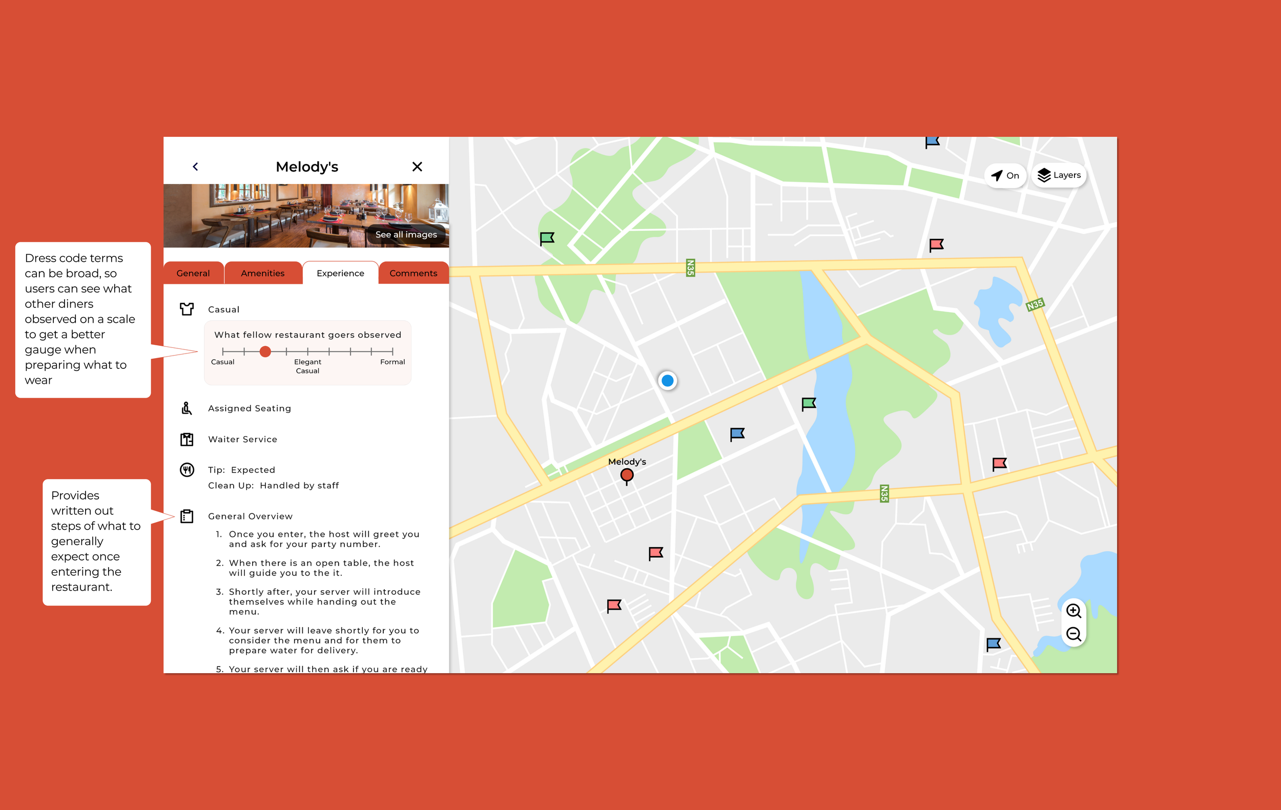 Provisions Restaurant Page - Experience
