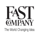 Fast Company logo with the tagline 'The World Changing Idea' underneath.