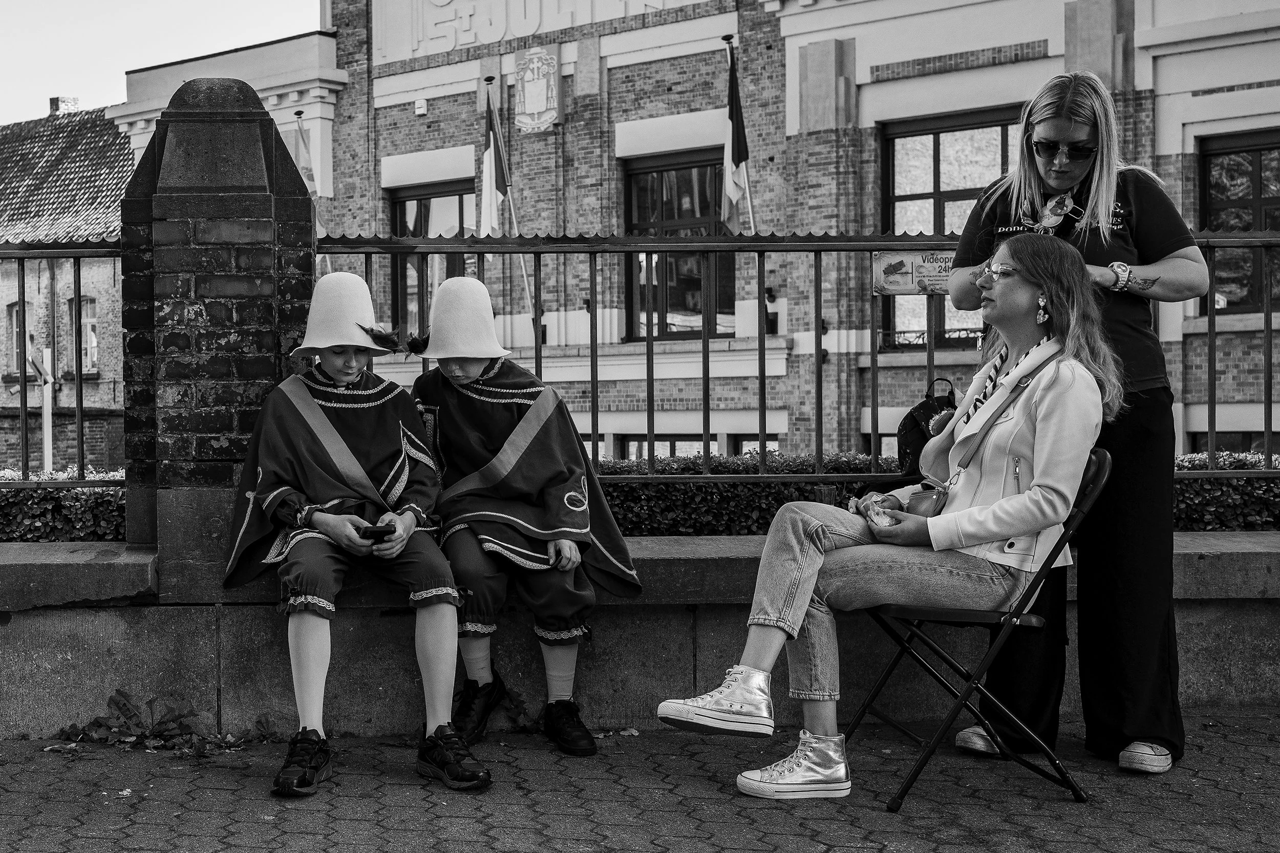 During the Ducasse d'Ath, a traditional folk festival dating back to the Middle Ages. Ath, Belgium, 2026