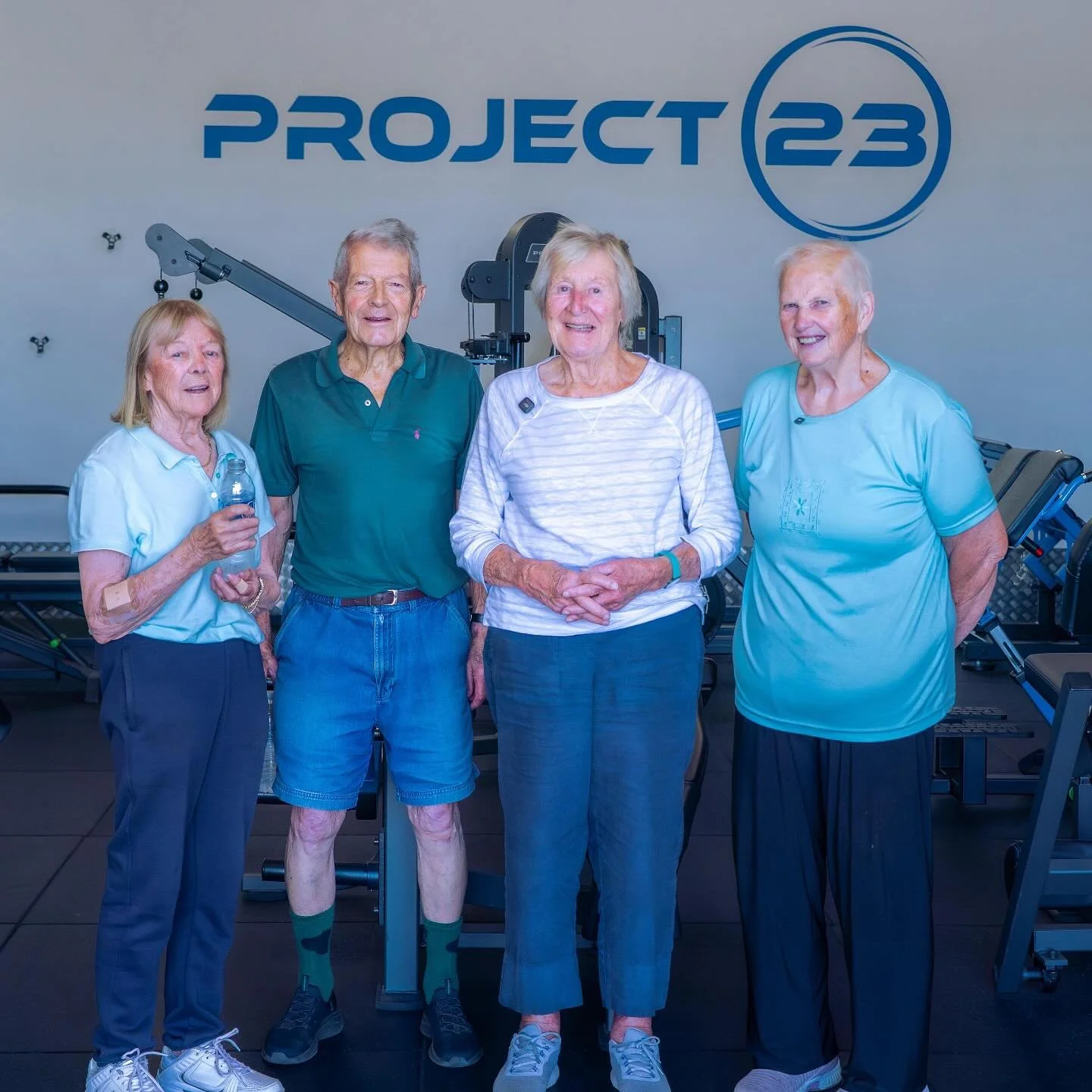 A lovely photo of some of our senior clients training together on a Saturday morning. 
They’ve all been making some serious progress and it’s a pleasure to witness. 
🔹 Proof age is just a number and it’s never too late to improve