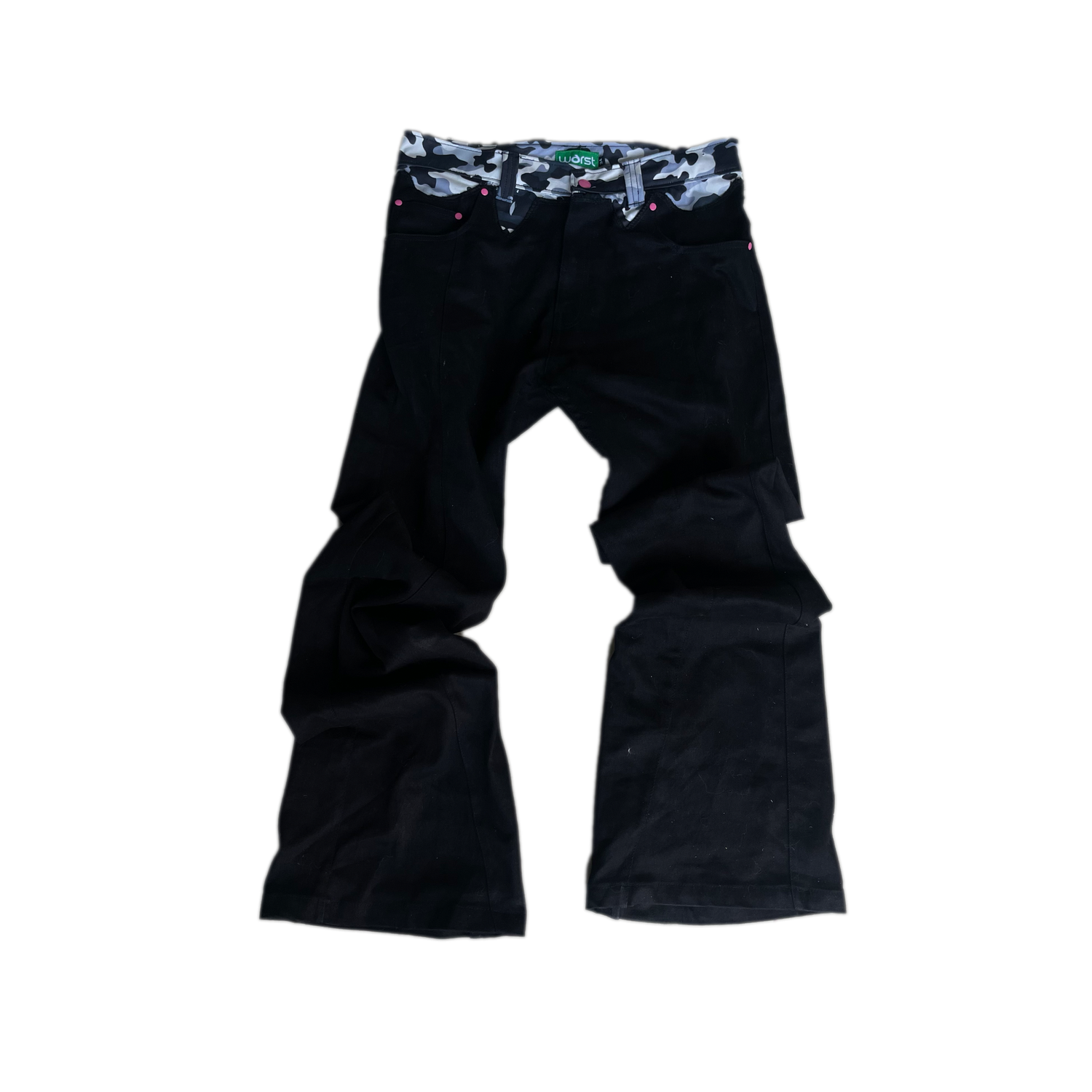 Reconstructed Snow Camo Jeans — wrst