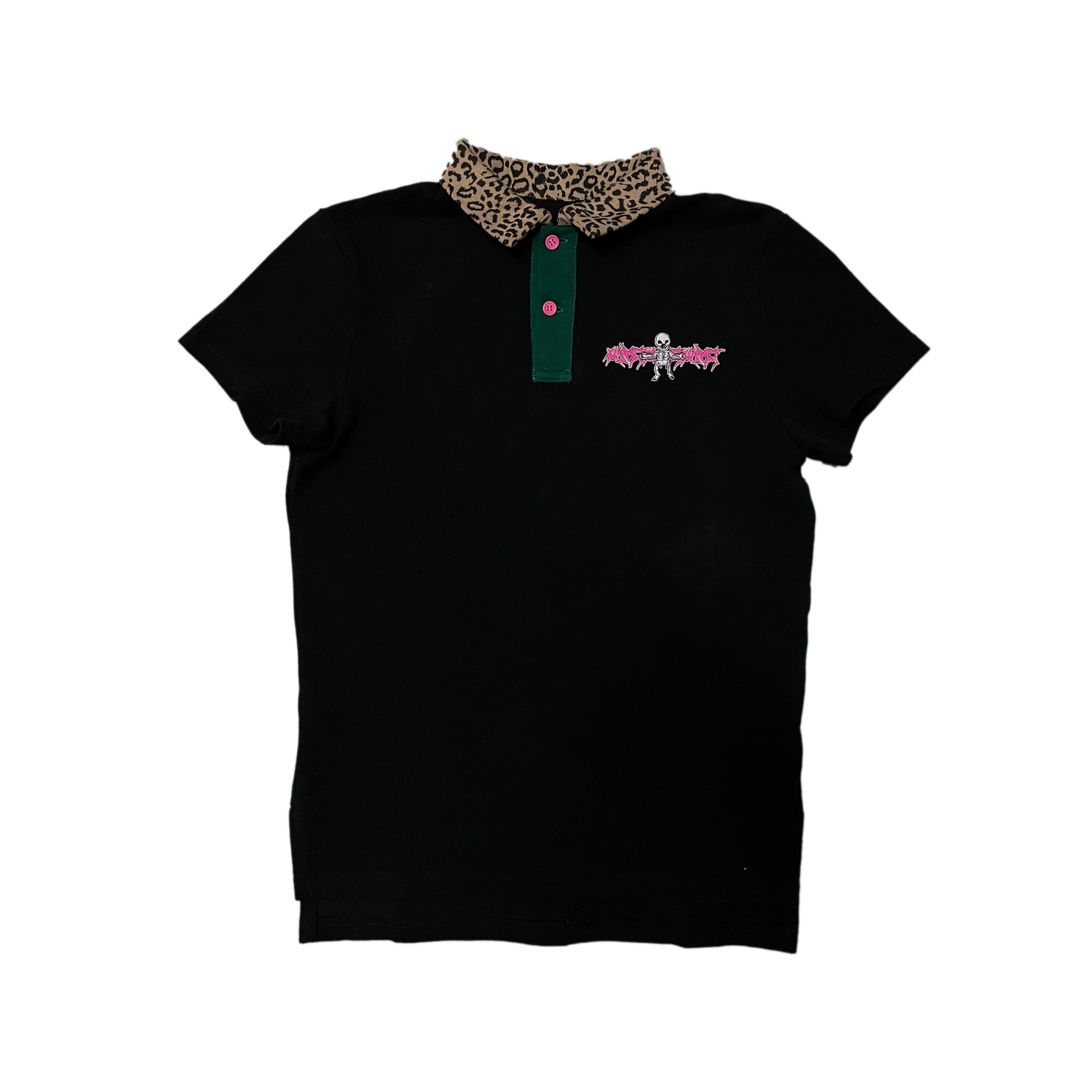 LEOPARD SKULL POLO — wrst