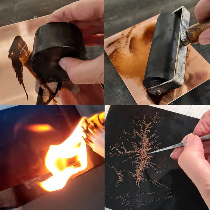 Wendy Rhodes, etching course, learn etching, copper plate etching, etching course