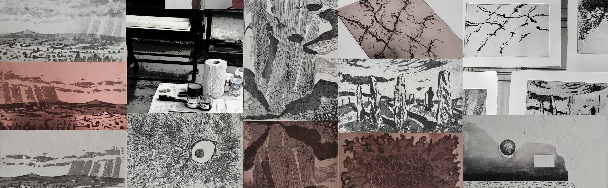 Etching 'creative courses' Course Workshop Gloucestershire