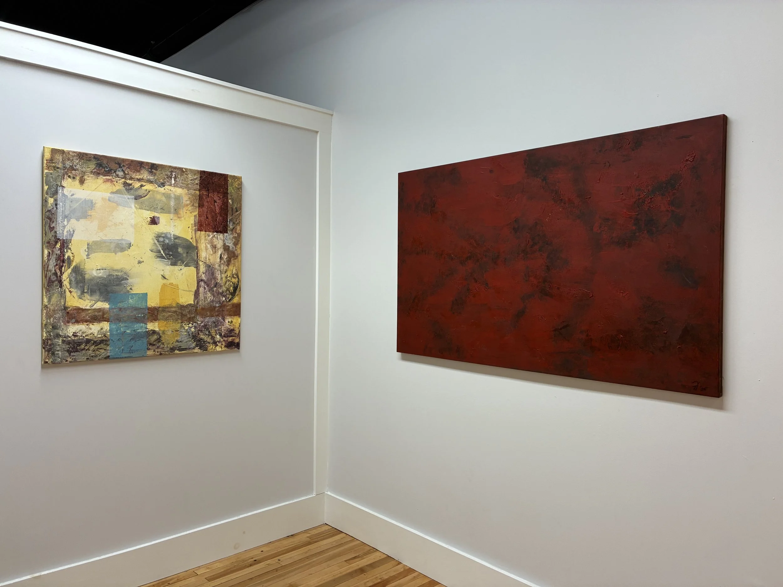 “Exploring Through Abstraction” - contemporary abstract art by Paul Fowler
