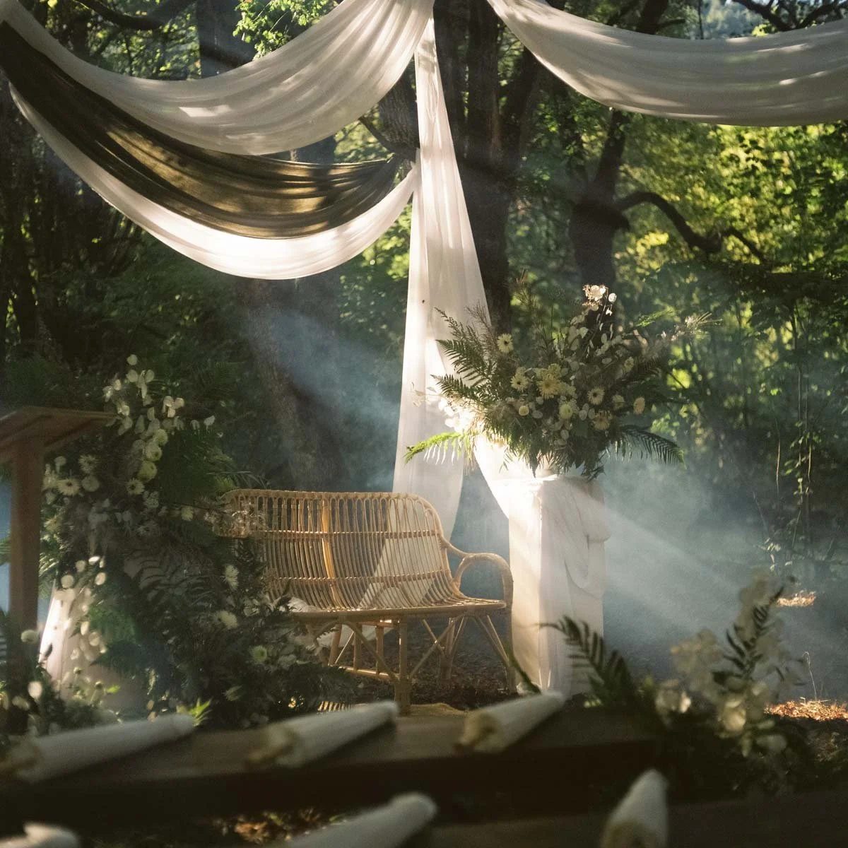 Decoration mariage foret