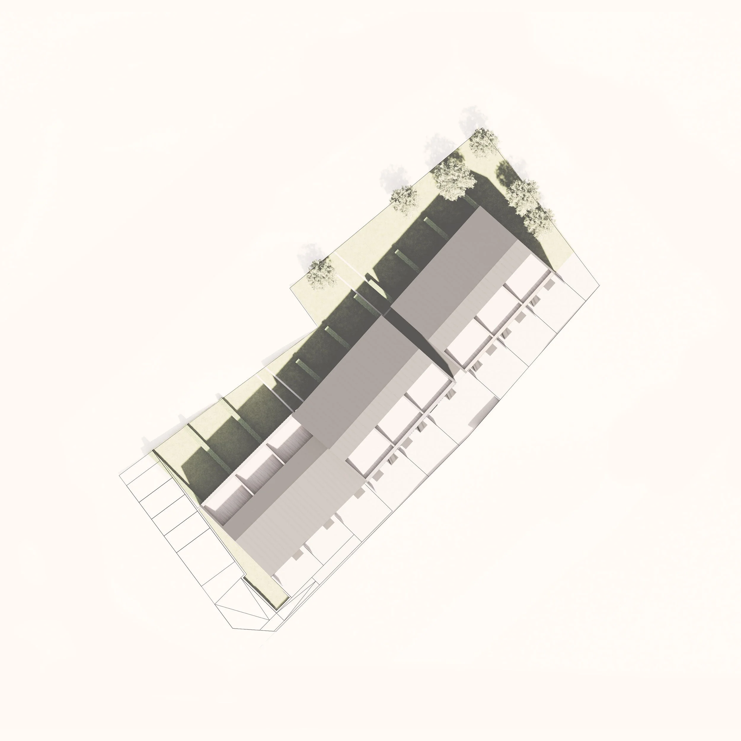 Site plan three houses