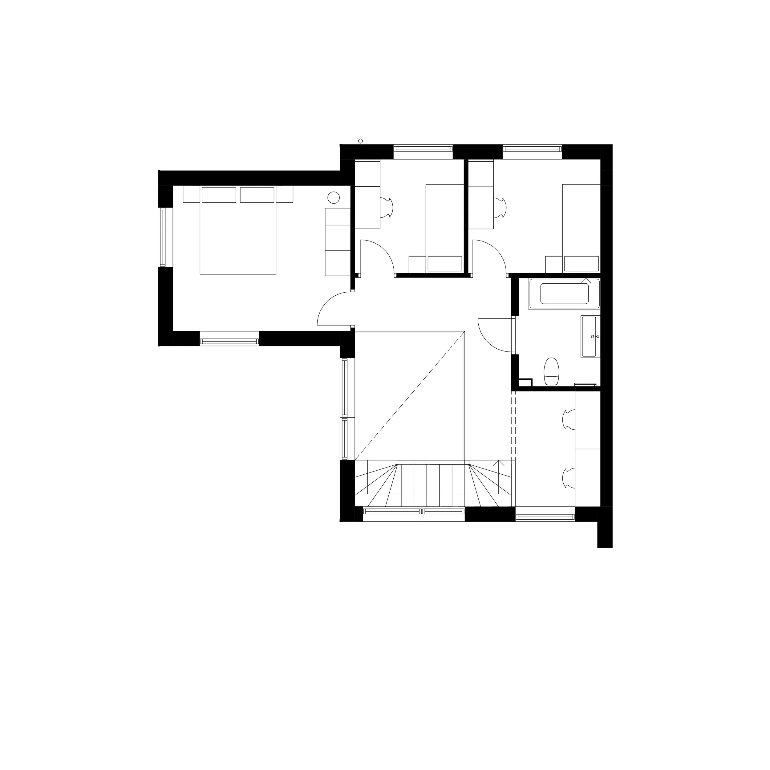Lotsviken Patio House floor plan layout drawing