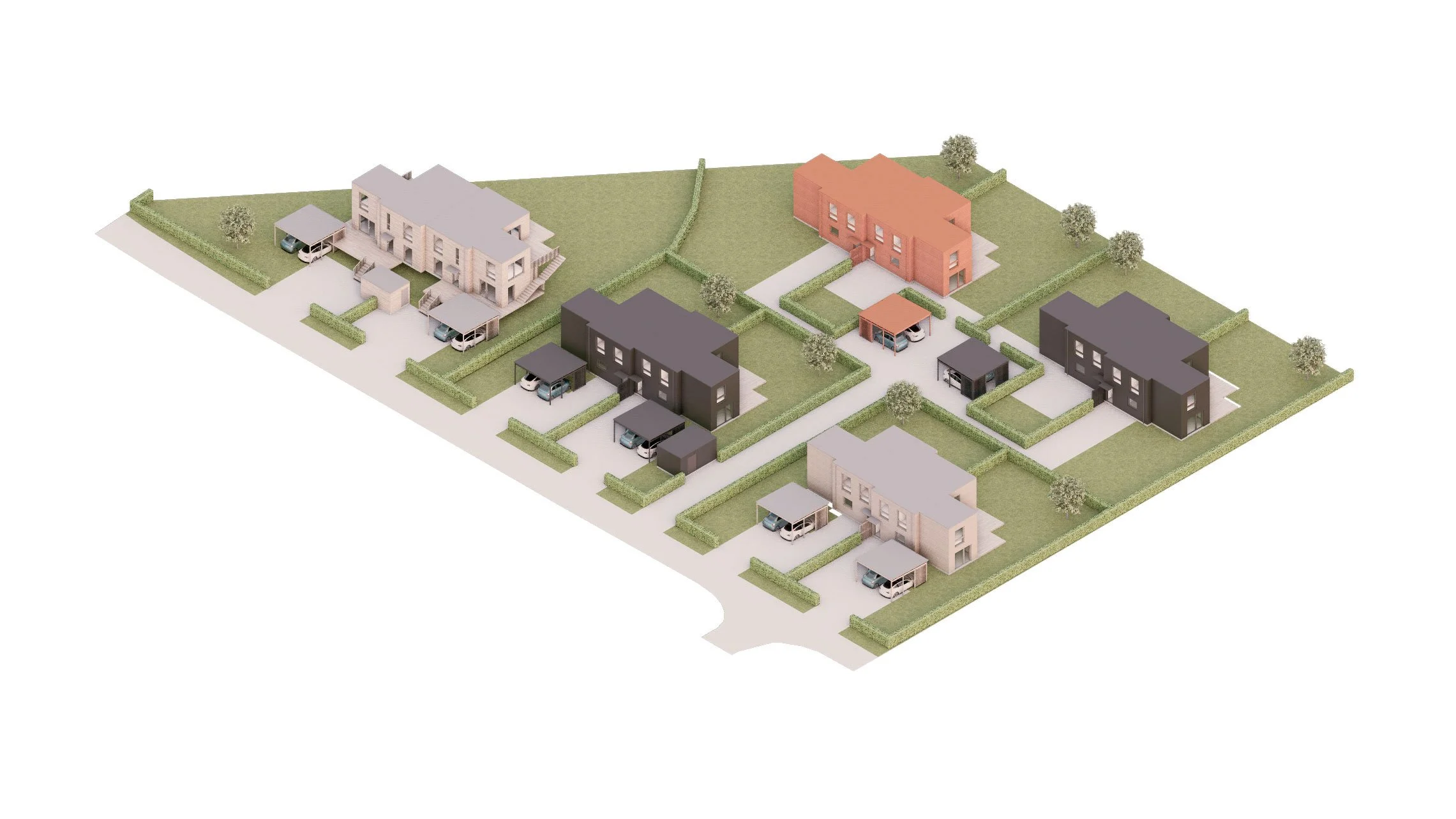 Axonometric view diagram overview