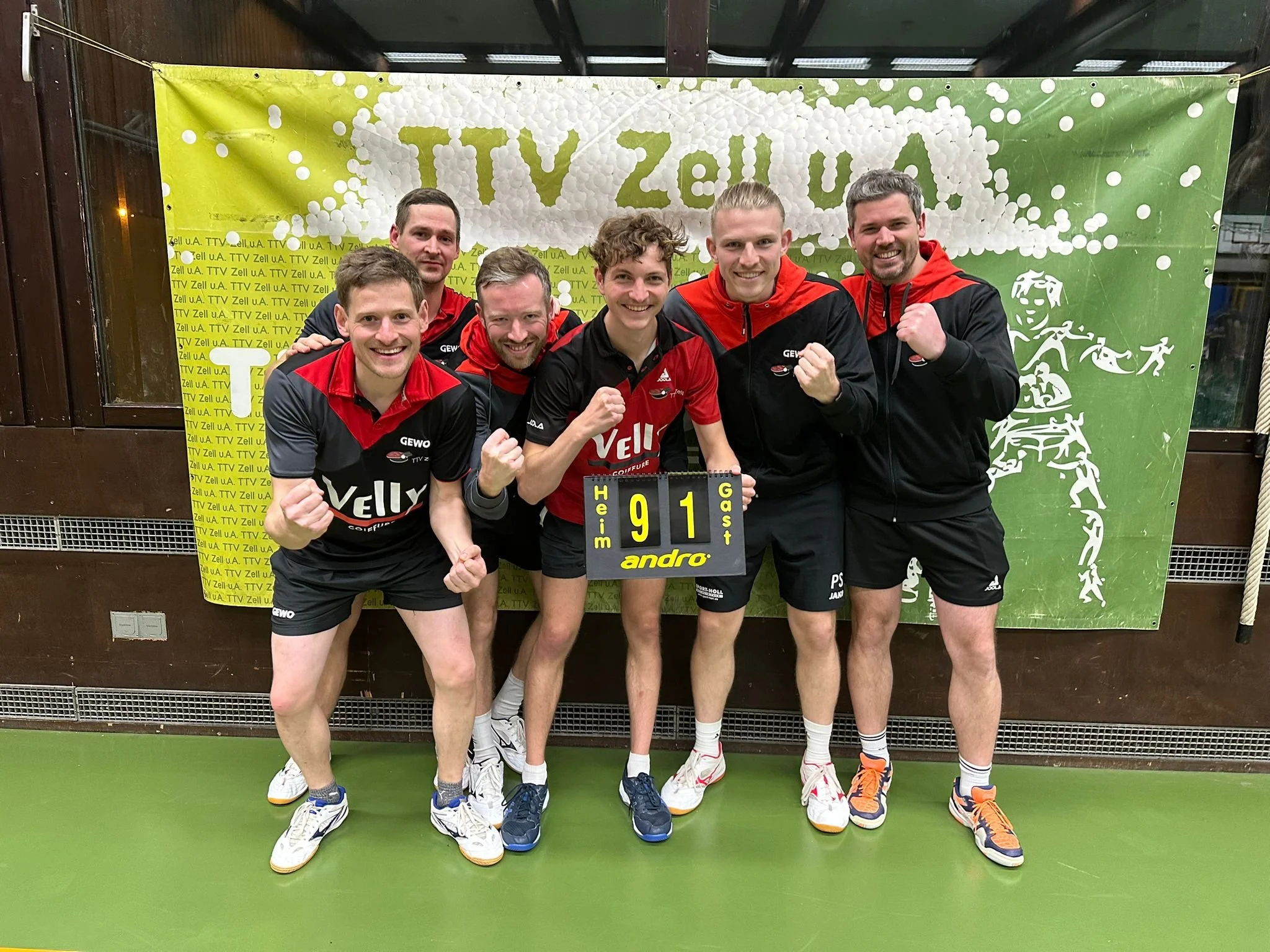 TTV Zell I - TSV Sielmingen I &nbsp;9:1 &amp; VfL Kirchheim III &nbsp;9:2