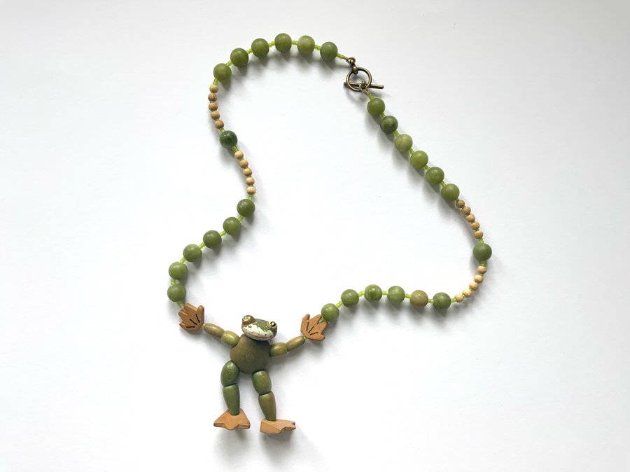 Froggie Goes A Courting Necklace