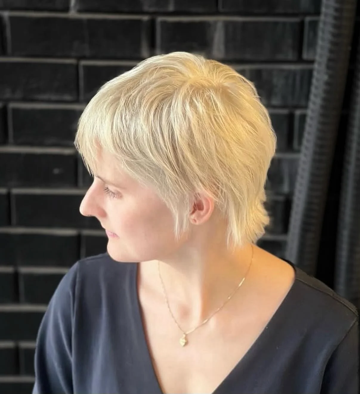 📍Ossington Ave.
Pixie Cut by @franciscocuts &amp; Lighten and Tone by @hairbymeladee | Master Stylists
.
.
.
#pixiecut #torontoblonde #torontosalon #torontohair #westqueenwest