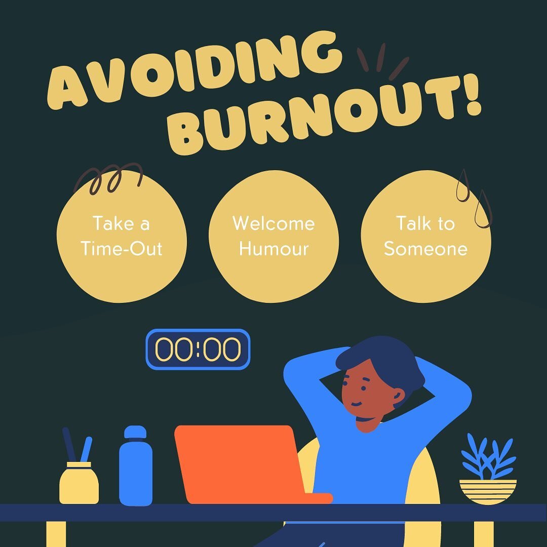 #wellnesswednesday Signs of burnout:
-Being exhausted even after time off or rest
-Being overwhelmed by tasks that were not previously very stressful
-Lacking a sense of purpose or fulfillment at work

Strategies for working through burnout include:

