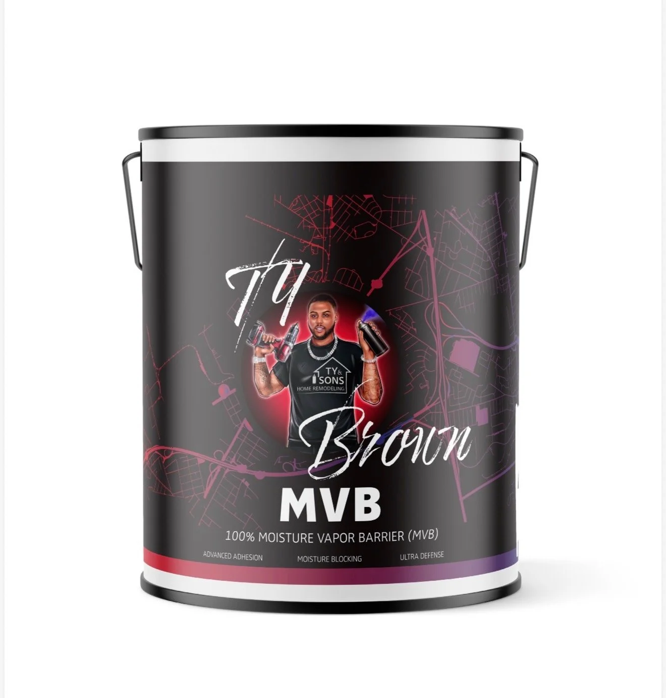 Ty Brown MVB Moisture Vapor Barrier kit 2 A's & 1 B