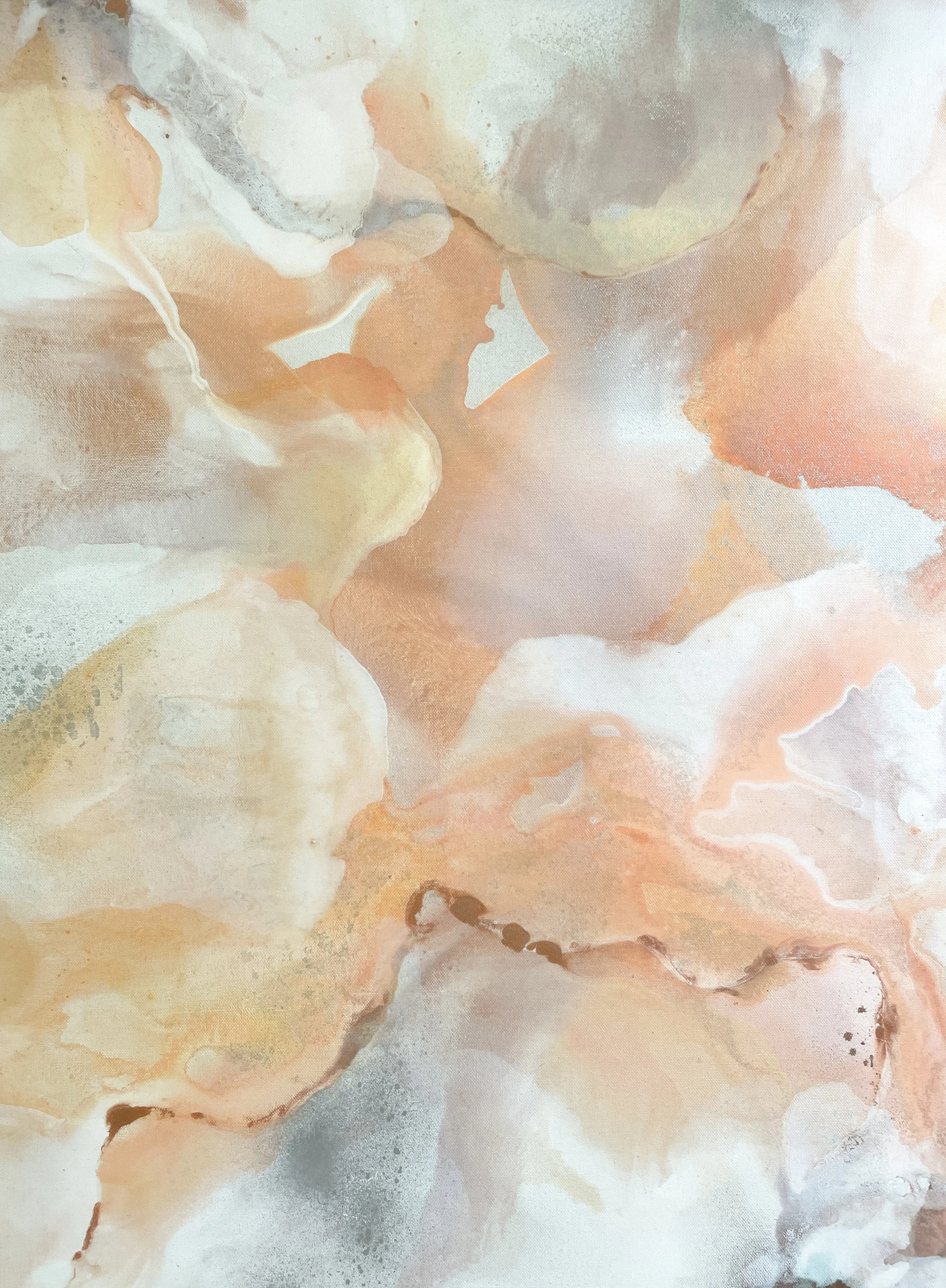 peachy baby, 60x80cm, acrylic on canvas, 480€ 