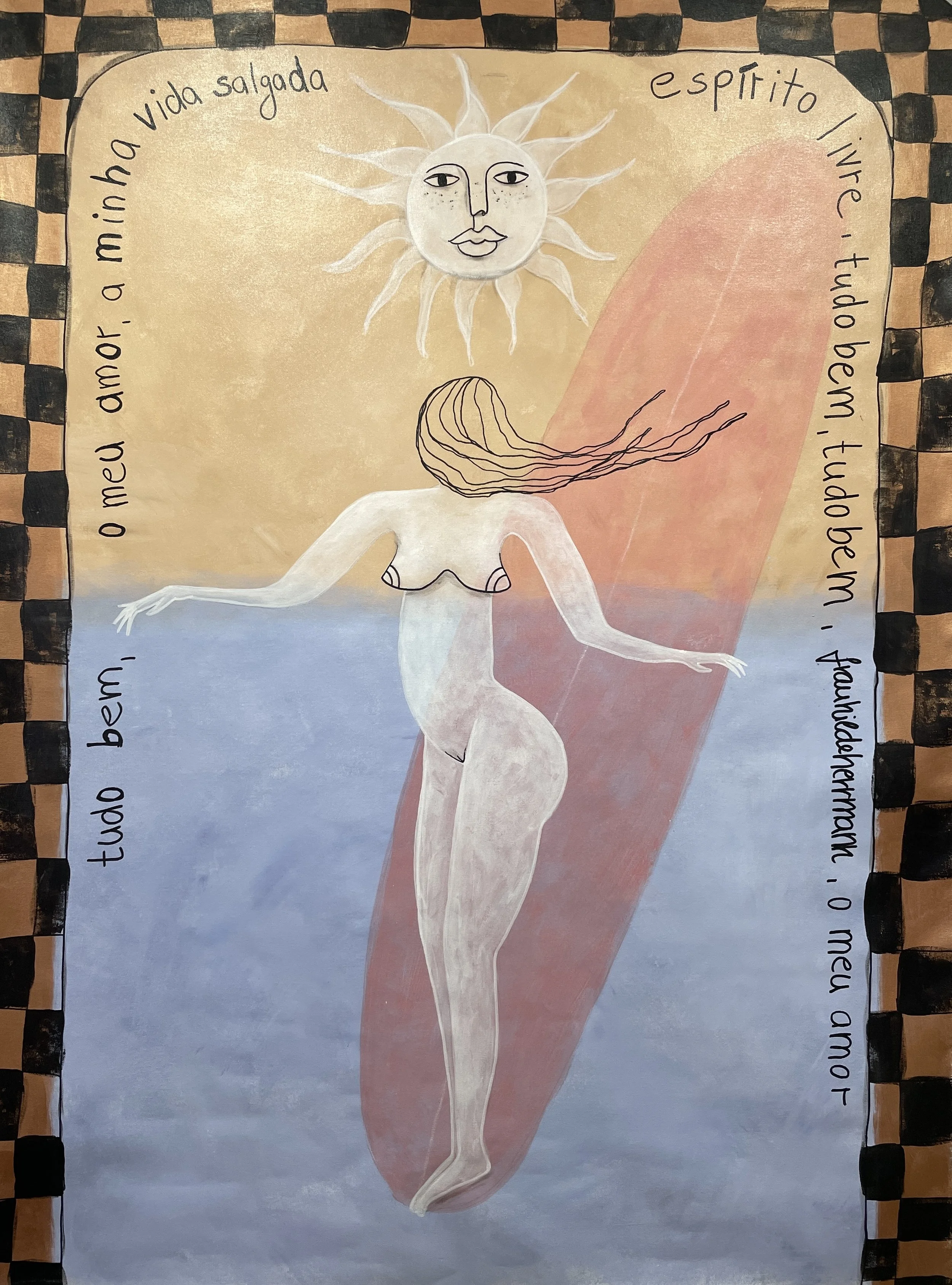 "a minha vida salgada", 100x140cm, Acryl auf Leinwand, 850€