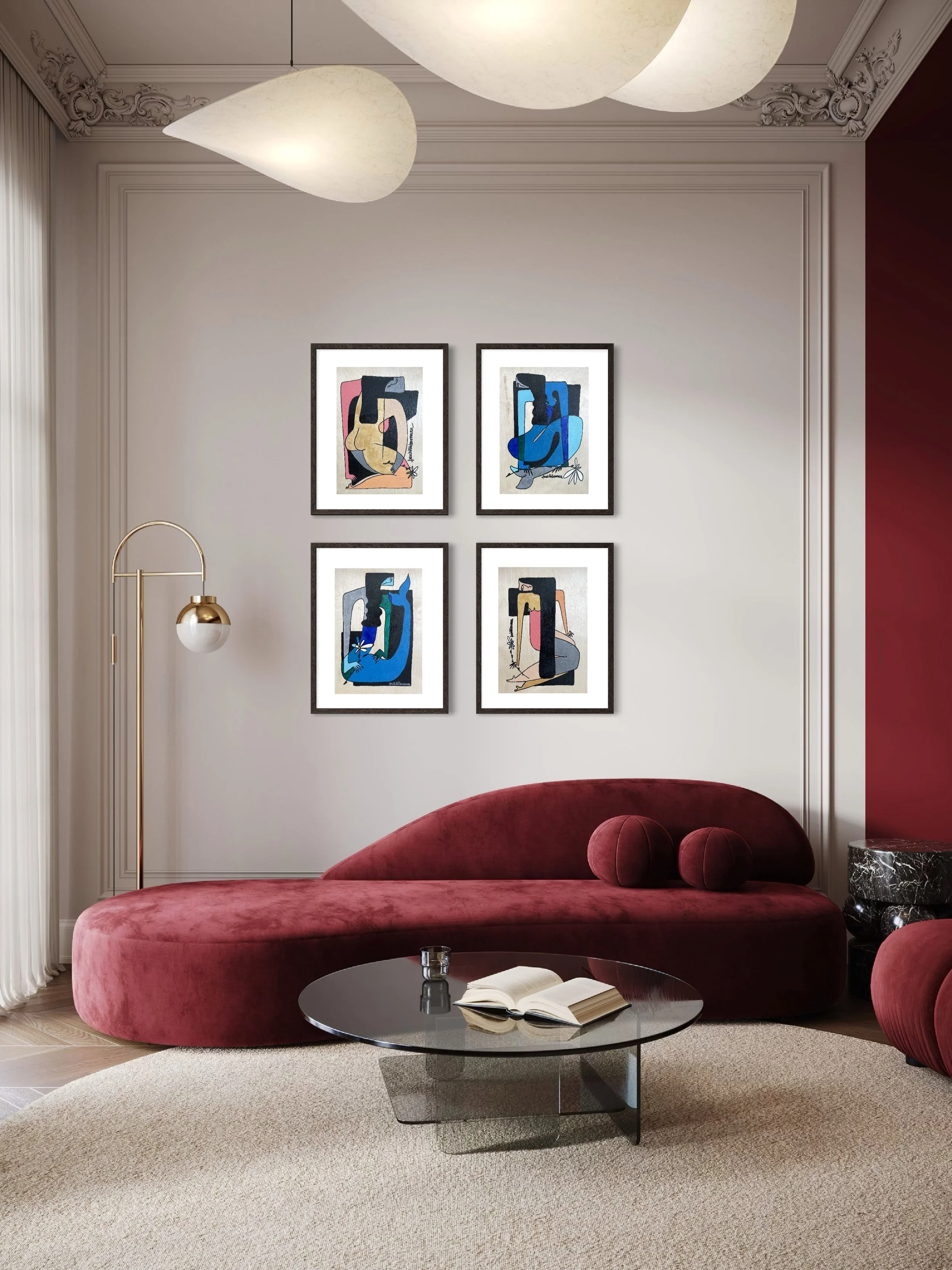 Saudade 2, 30x42cm, Acryl auf Leinwand, 110€