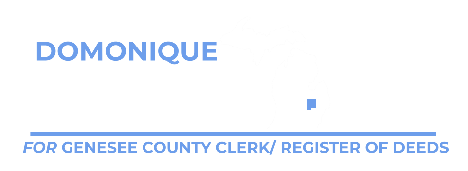 Domonique Clemons for Genesee County  Clerk/Register
