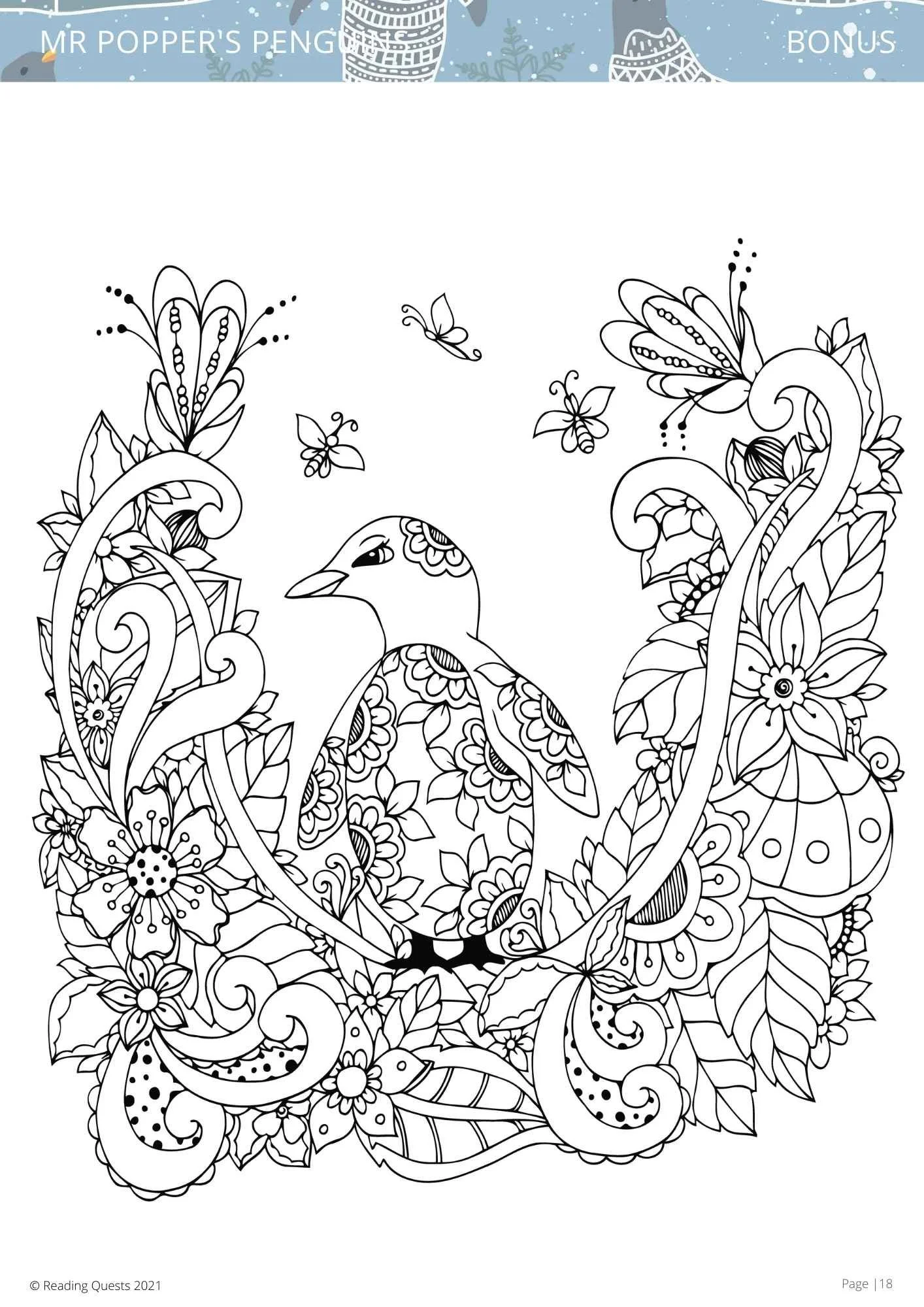 Mr Popper’s Penguins - Free Printables _ Reading Quests