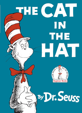 Book cover of The Cat in the Hat by Dr Seuss
