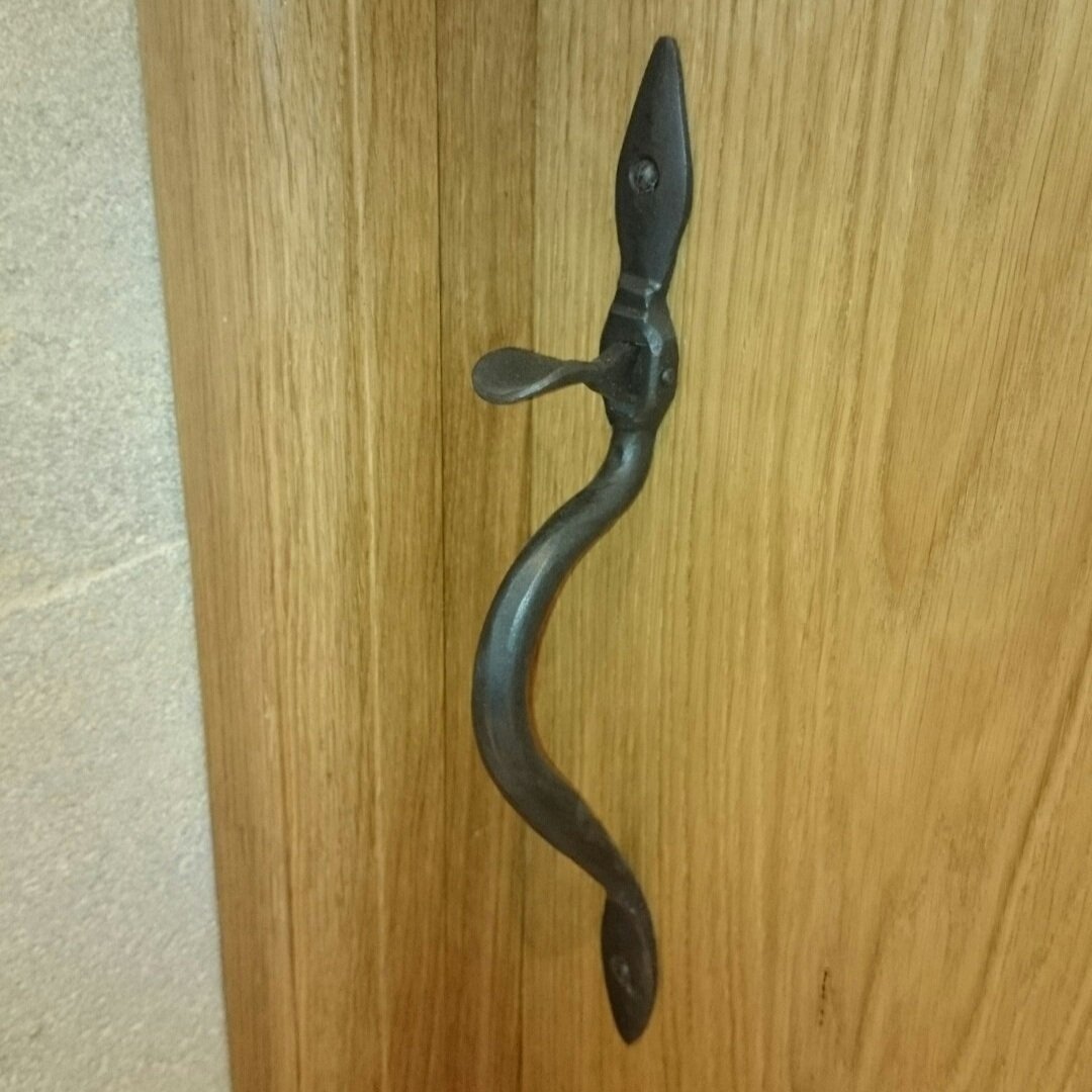 AD Designs hand forged bespoke suffolk latch