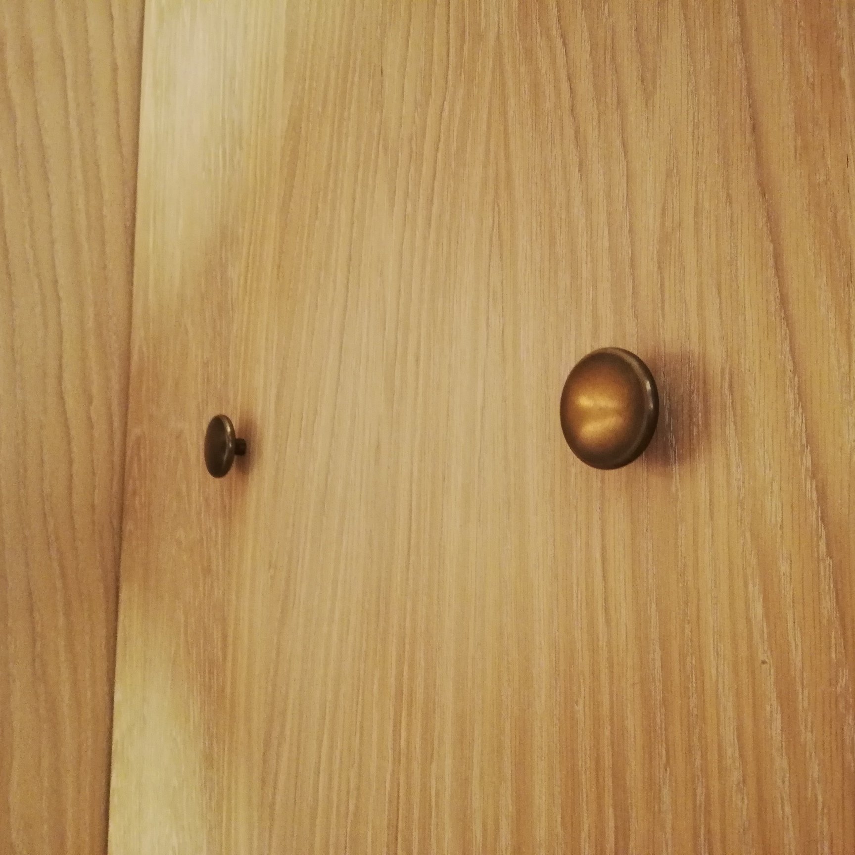 AD Designs hand machined bespoke brushed brass drawer knobs
