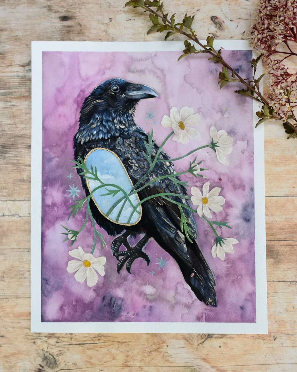 Raven Original Painting