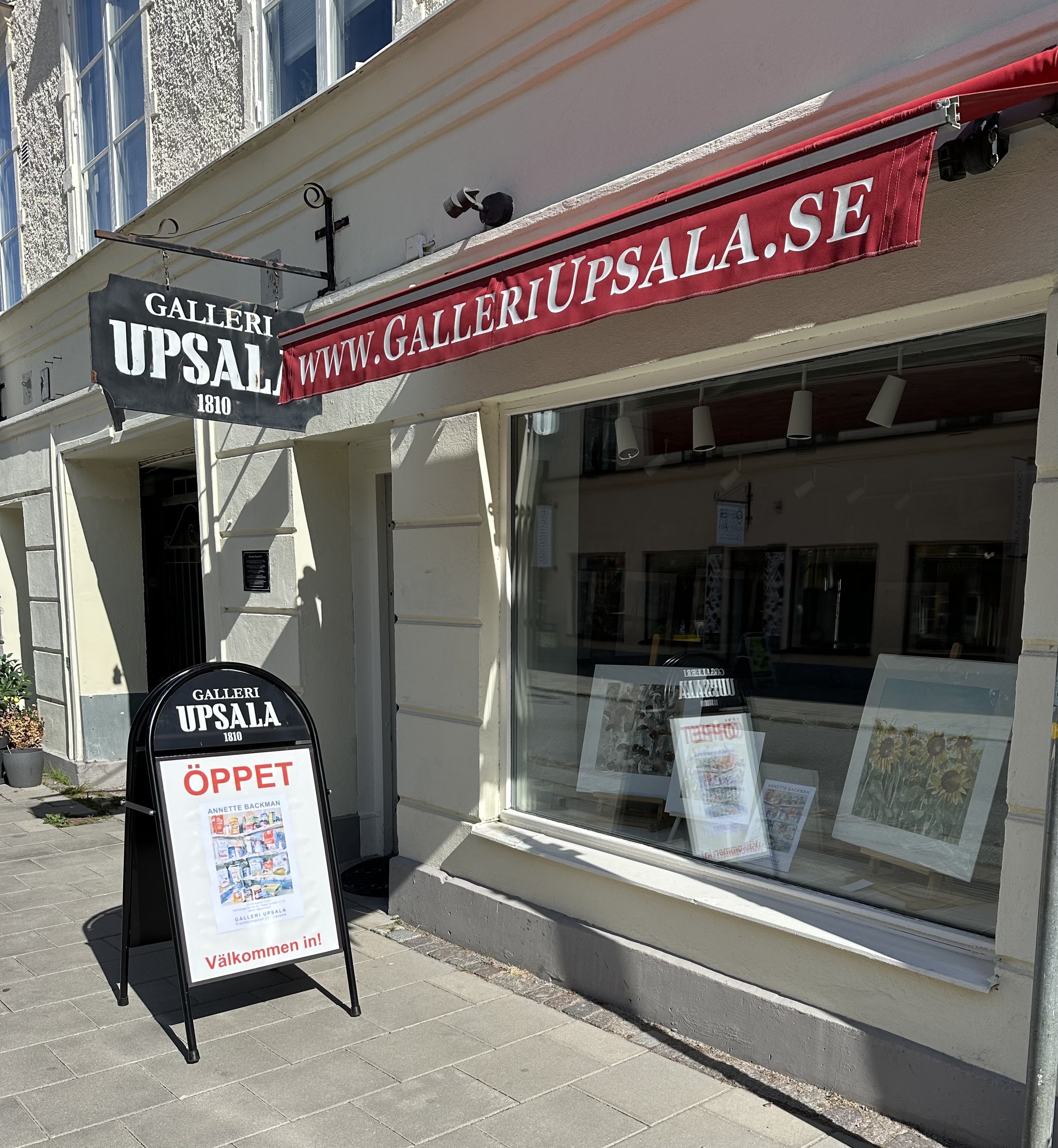 >Galleri Upsala Vernissage 17 april      kl 16-19.                 Öppet dagligen          kl 12-18