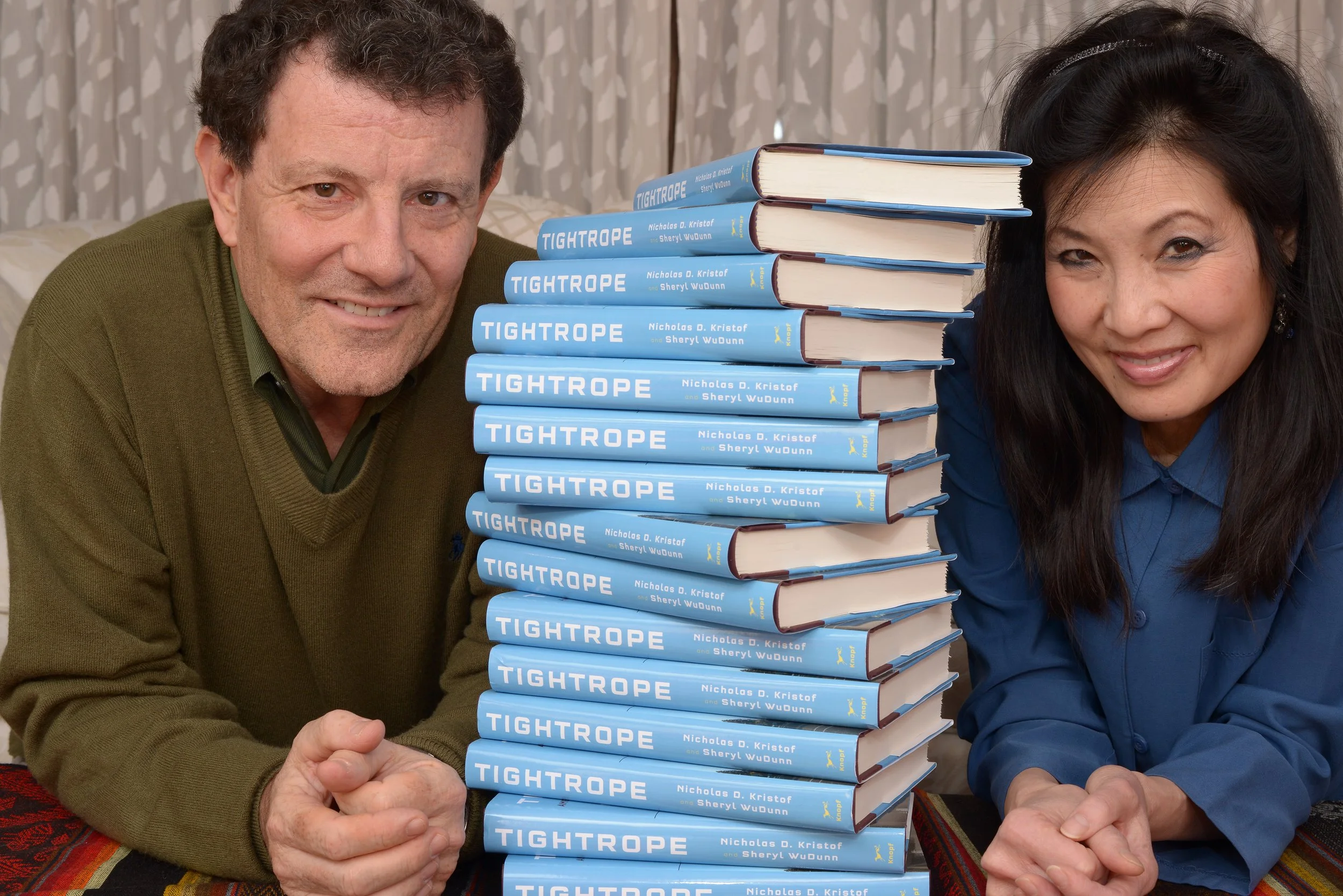 Authors Nicholas D. Kristof and Sheryl WuDunn.