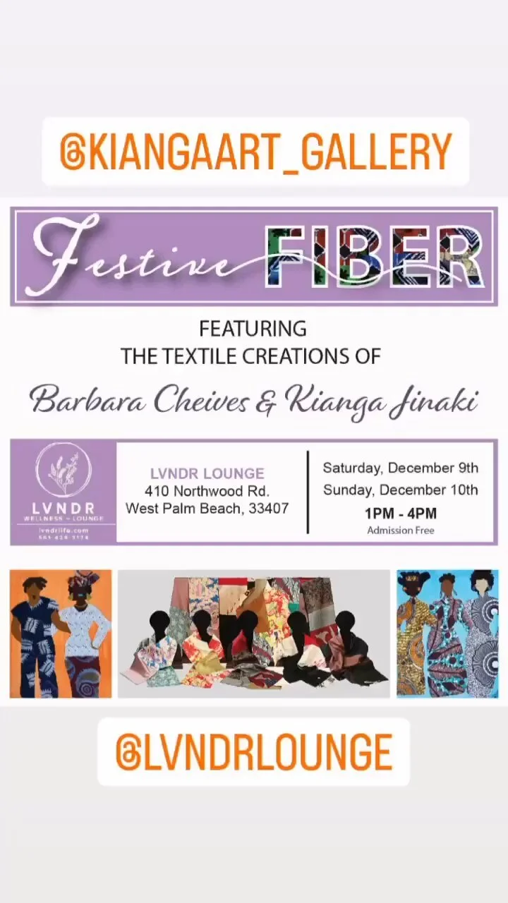 LVNDR PROUDLY PRESENTS: FESTIVE FIBERS, Saturday, Dec. 9th, Sunday, Dec. 10th, 1pm - 4pm