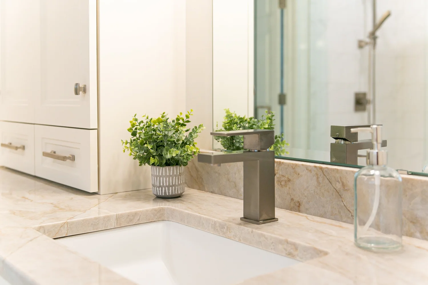 Fords Colony Williamsburg Virginia bathroom remodeling project completed by VanFleet Homes, photo 22