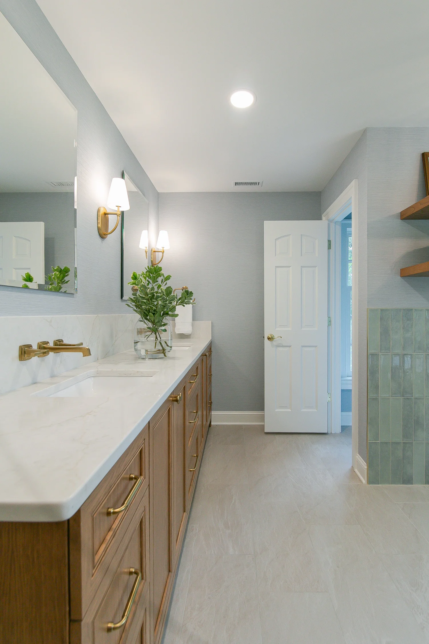 Fords Colony Williamsburg Virginia bathroom remodeling project completed by VanFleet Homes, photo 10