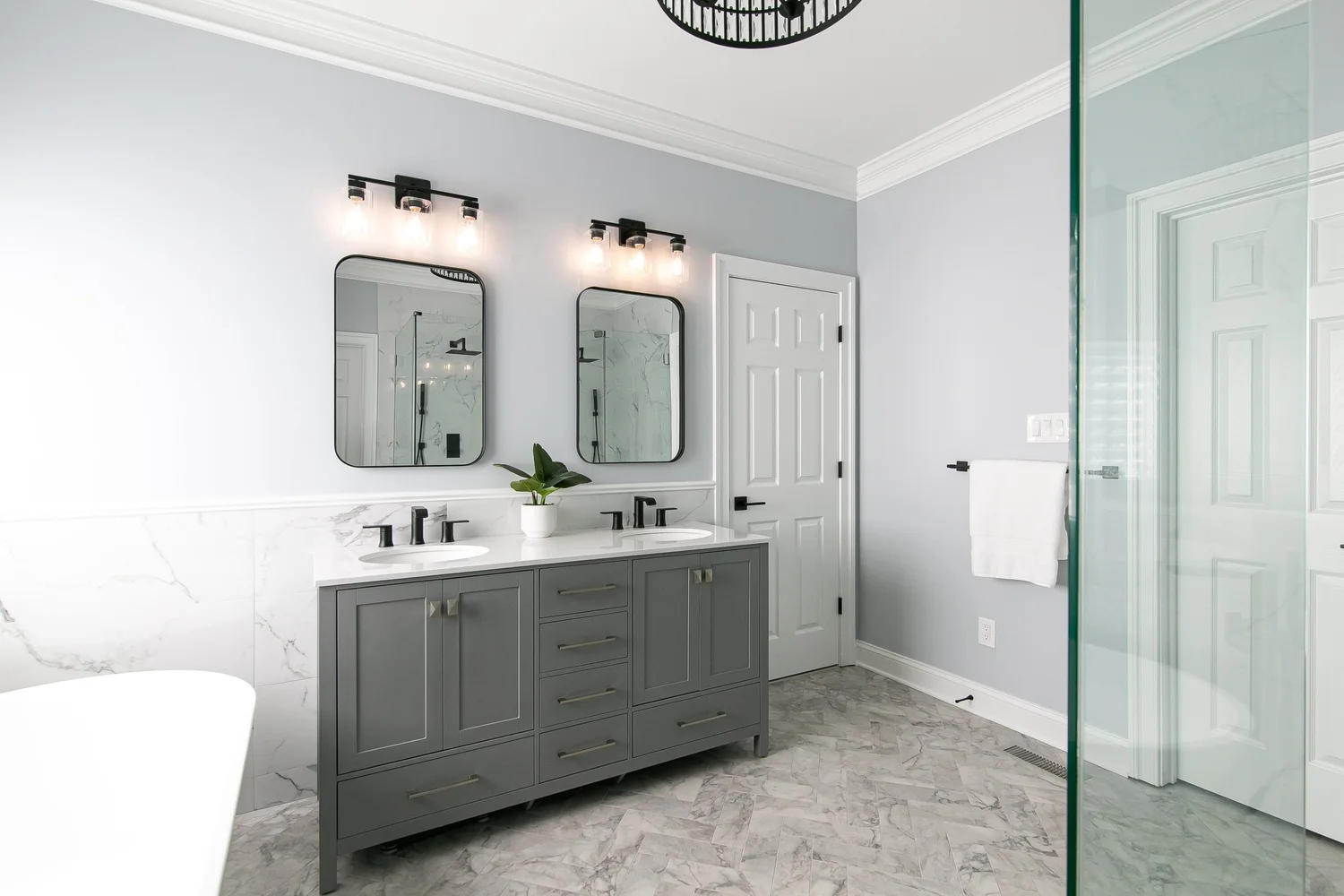 Greensprings West Williamsburg Virginia bathroom remodeling project completed by VanFleet Homes, photo 54