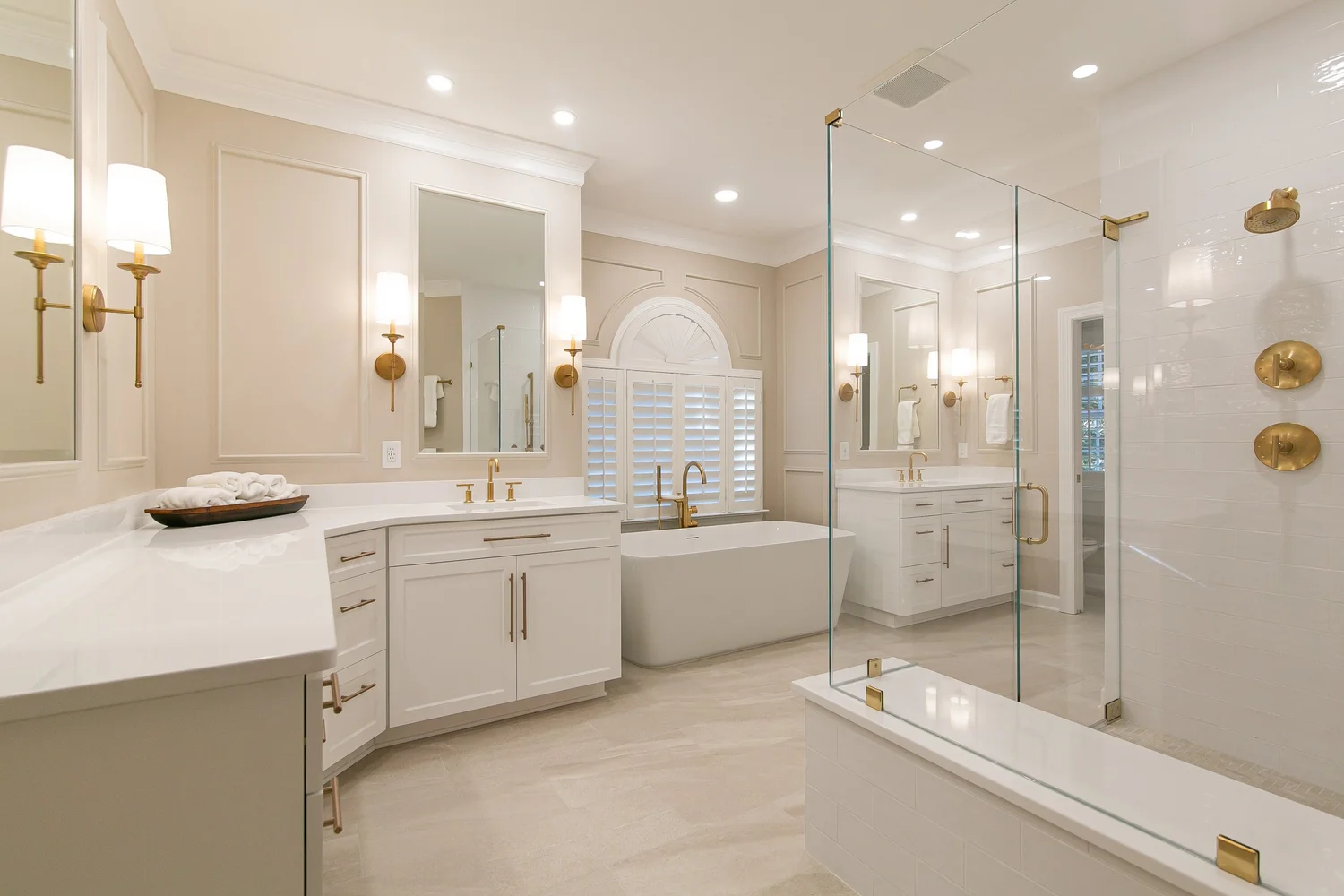 Fords Colony Williamsburg Virginia bathroom remodeling project completed by VanFleet Homes, photo 26