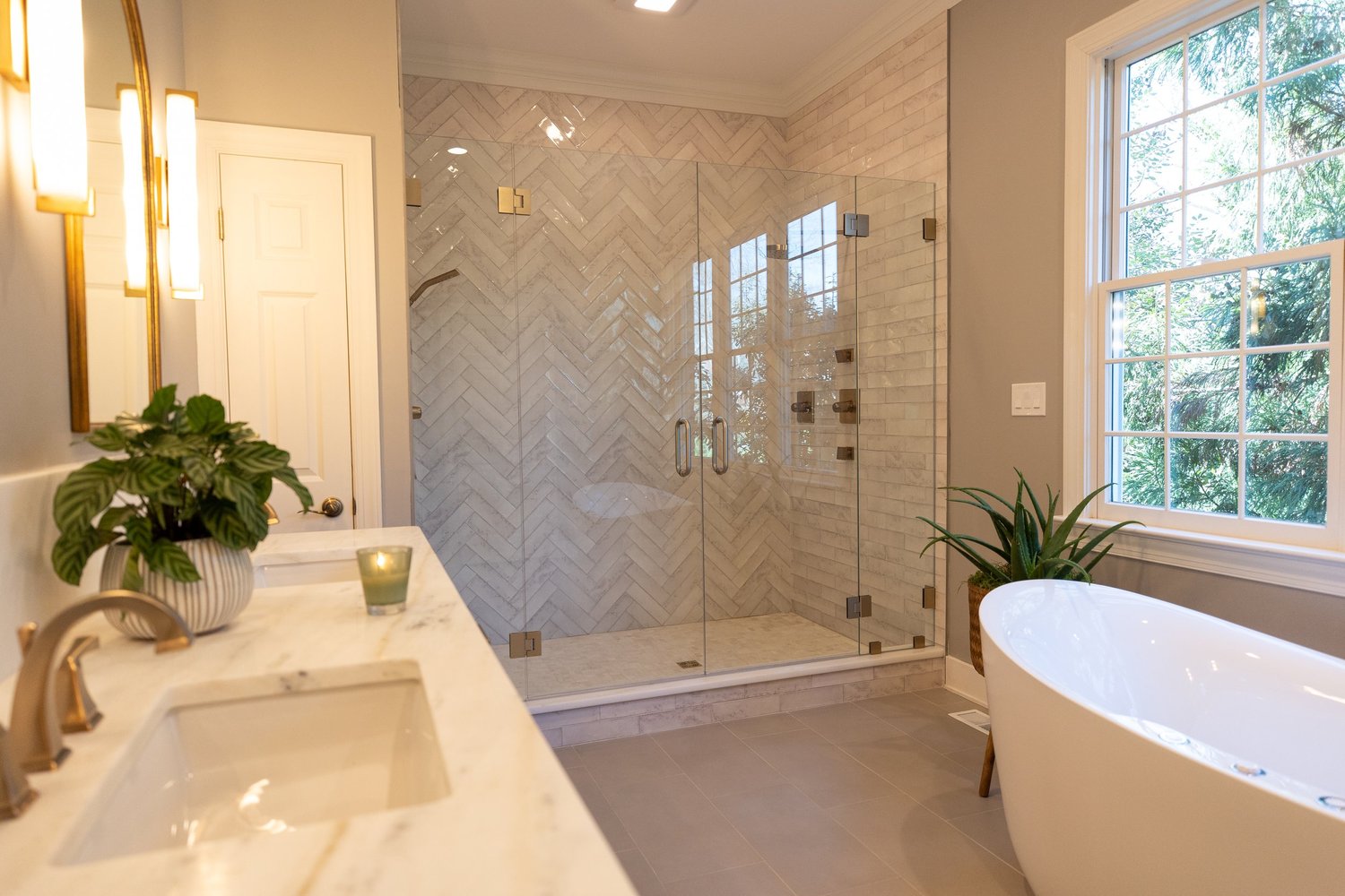 Fords Colony Williamsburg Virginia bathroom remodeling project completed by VanFleet Homes, photo 14