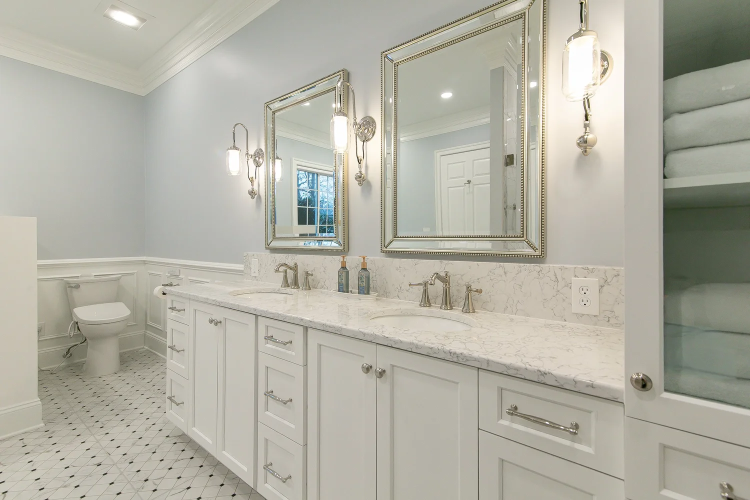 Fords Colony Williamsburg Virginia bathroom remodeling project completed by VanFleet Homes, photo 32